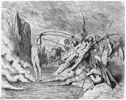 Diavoli E Barratori — Gustave Doré