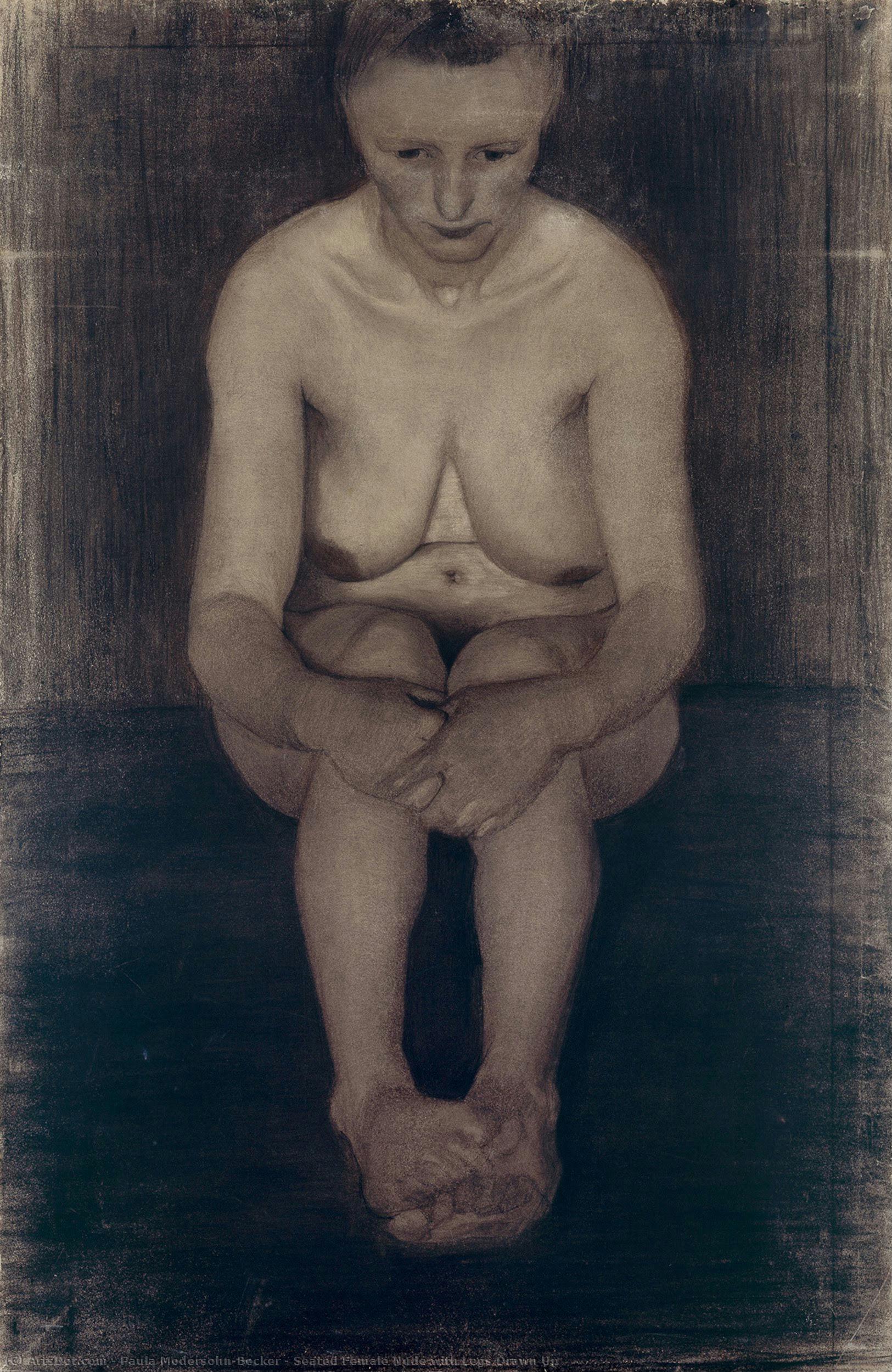 Nuda Seduta Con Gambe Riportate — Paula Modersohn-becker