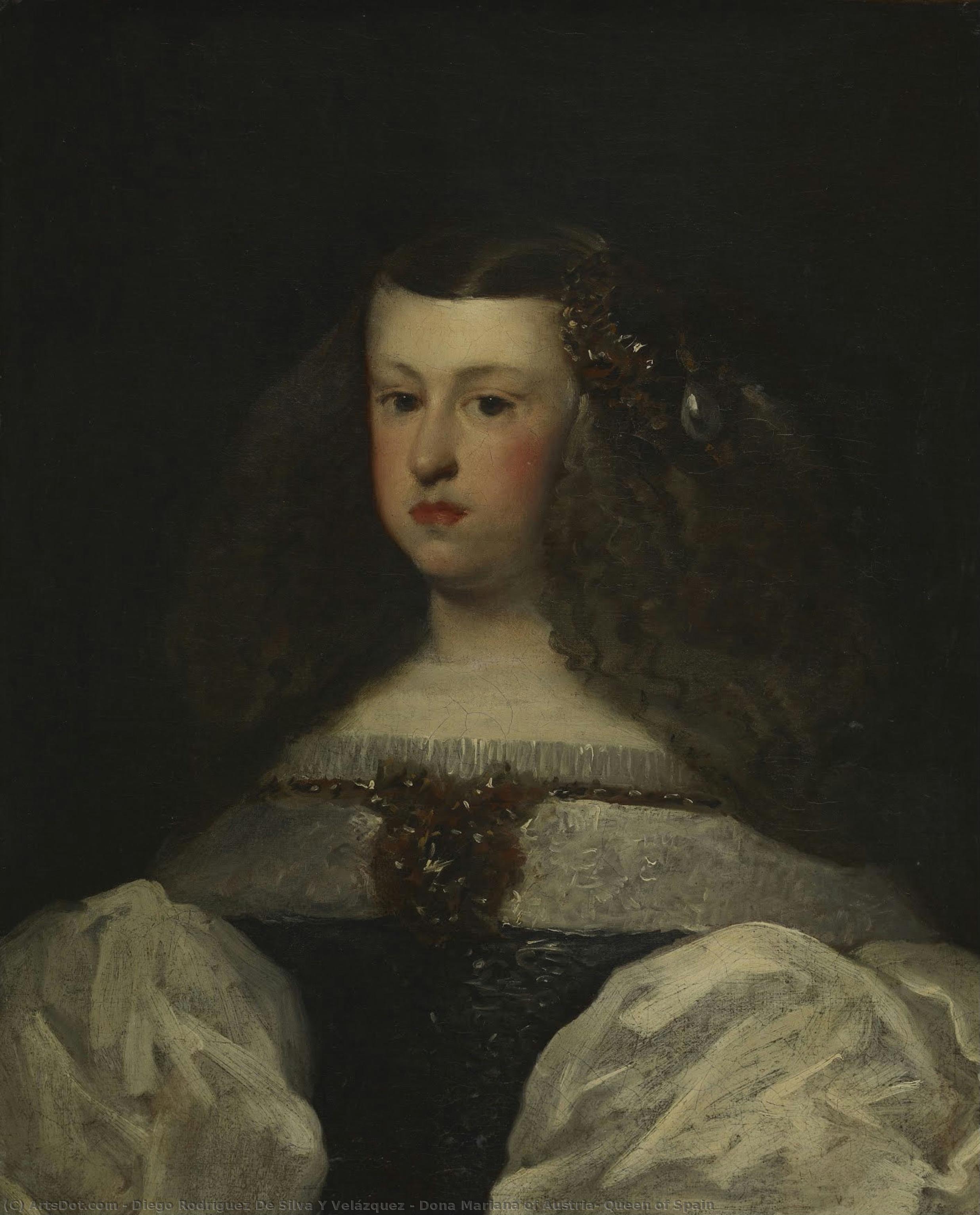 Doña Mariana D'austria, Regina Di Spagna — Diego Rodríguez De Silva Y Velázquez