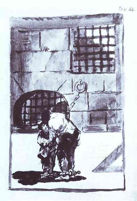 Les Prisonniers Dans Les Chaînes — Francisco José De Goya Y Lucientes