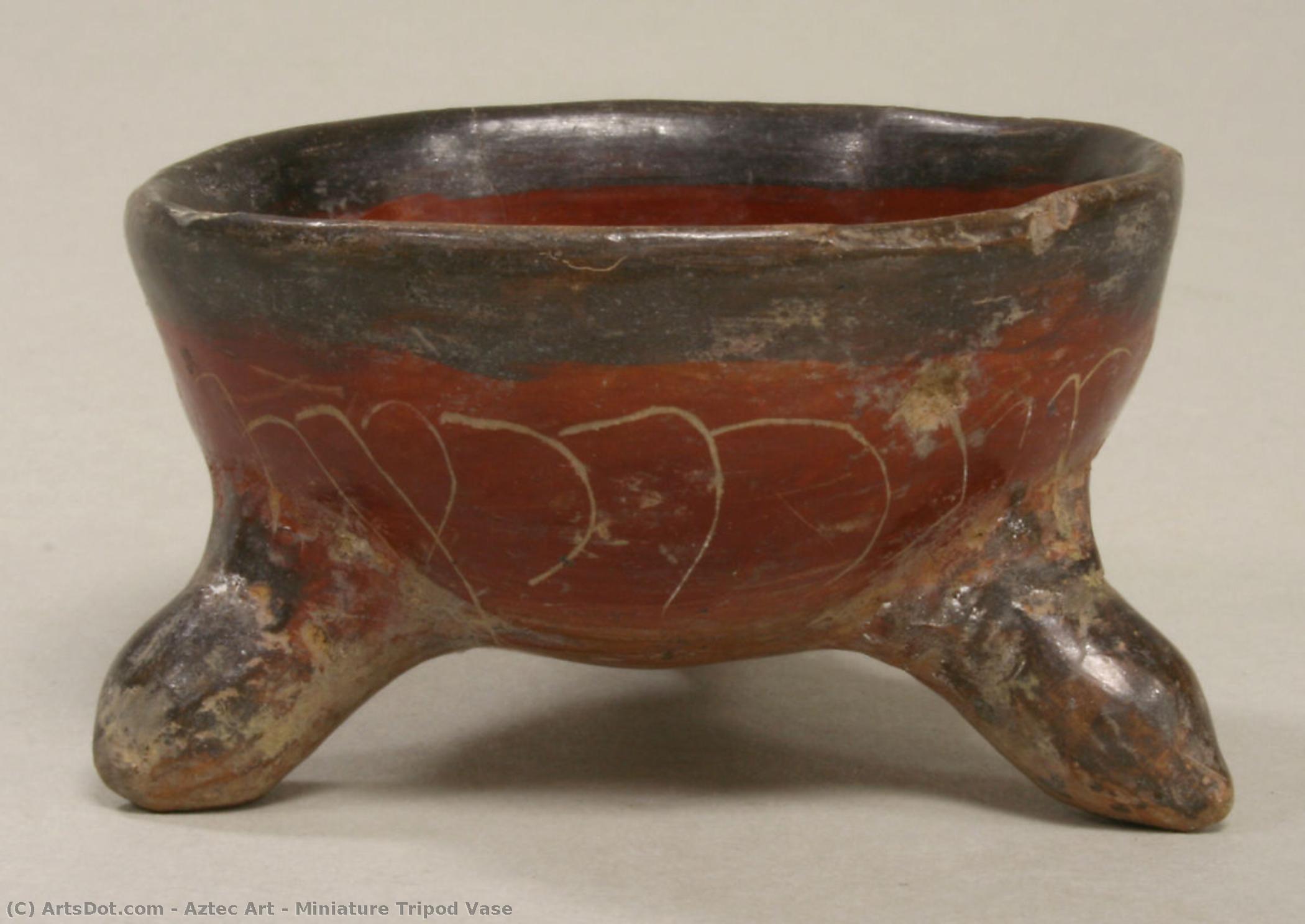 Miniature Tripod Vase — Imperium Azteków