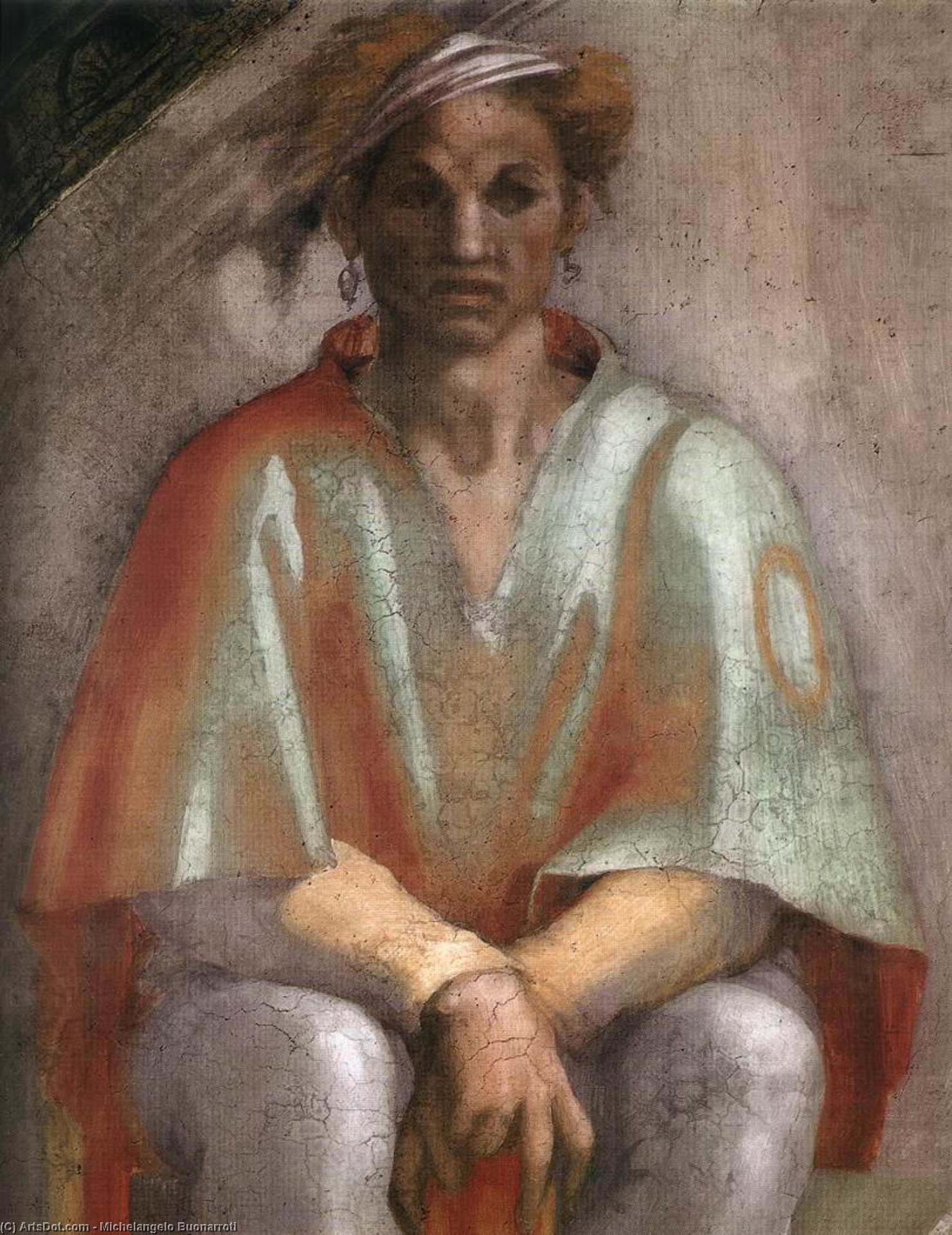Amminadab (detail) — Michelangelo Buonarroti
