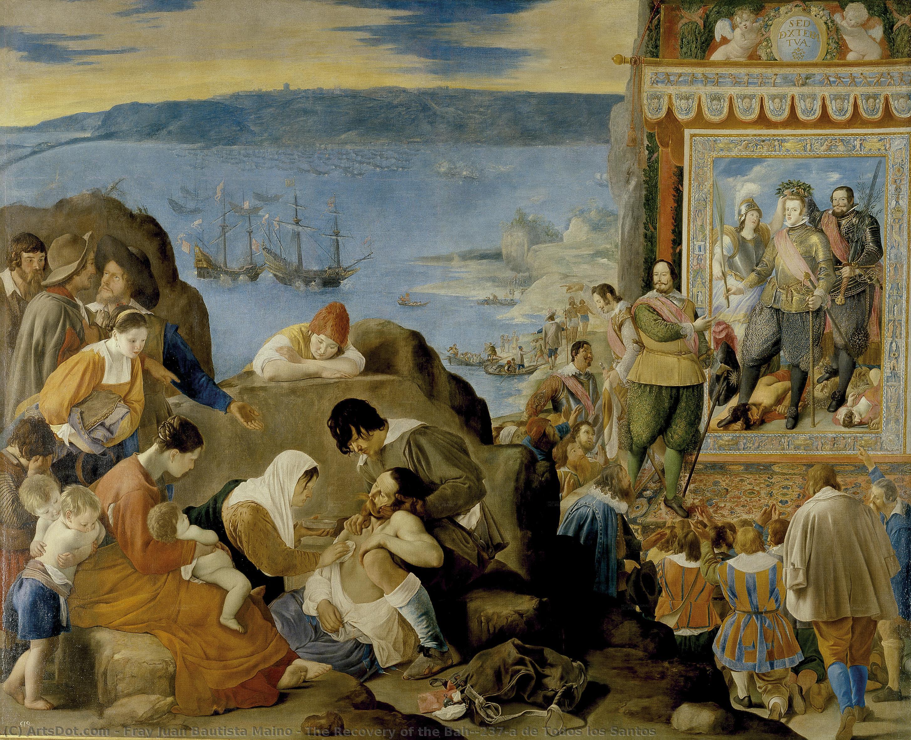 Bahian San Miguelin Pelastuksen Palauttaminen — Fray Juan Bautista Maino