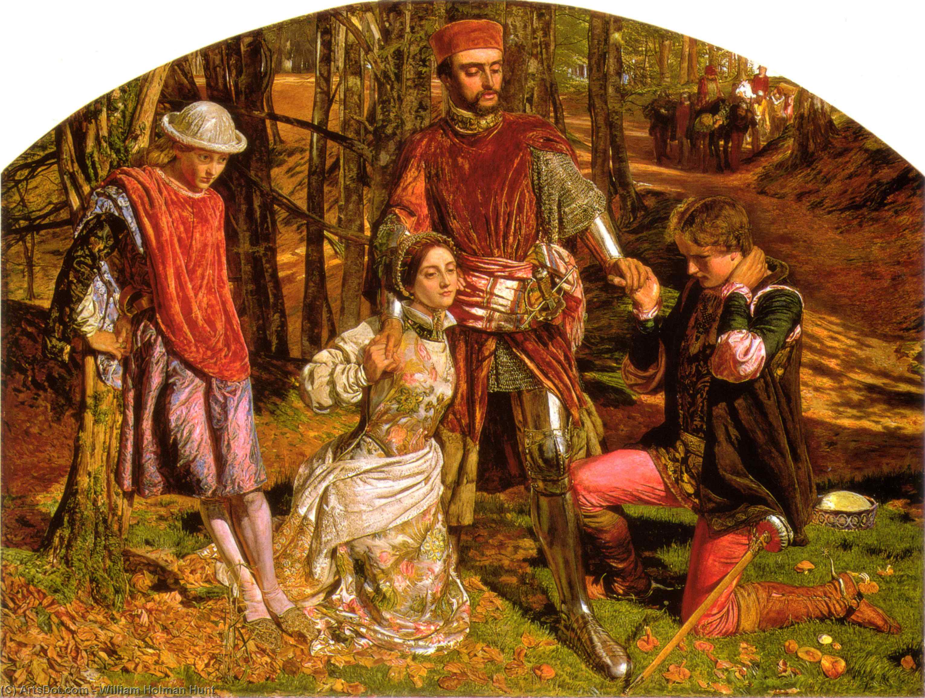 Valentine Sylvia From Proteus — Vilijam Holmen Hunt