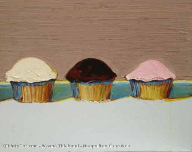 Neapolitan Cupcakes — Wayne Thiebaud