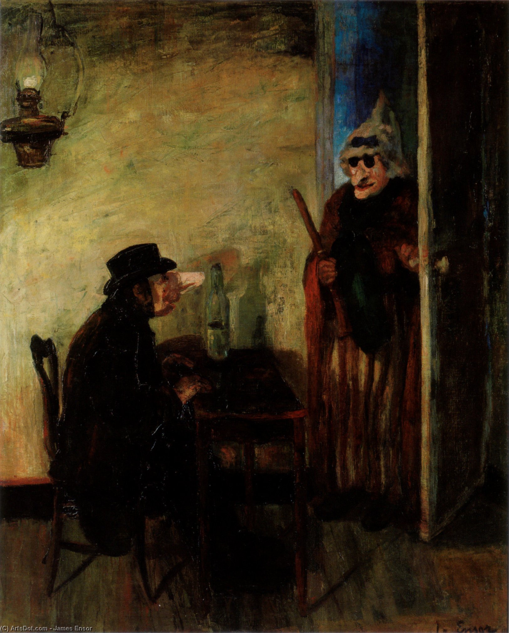 Le Maschere Scandalizzate — James Ensor