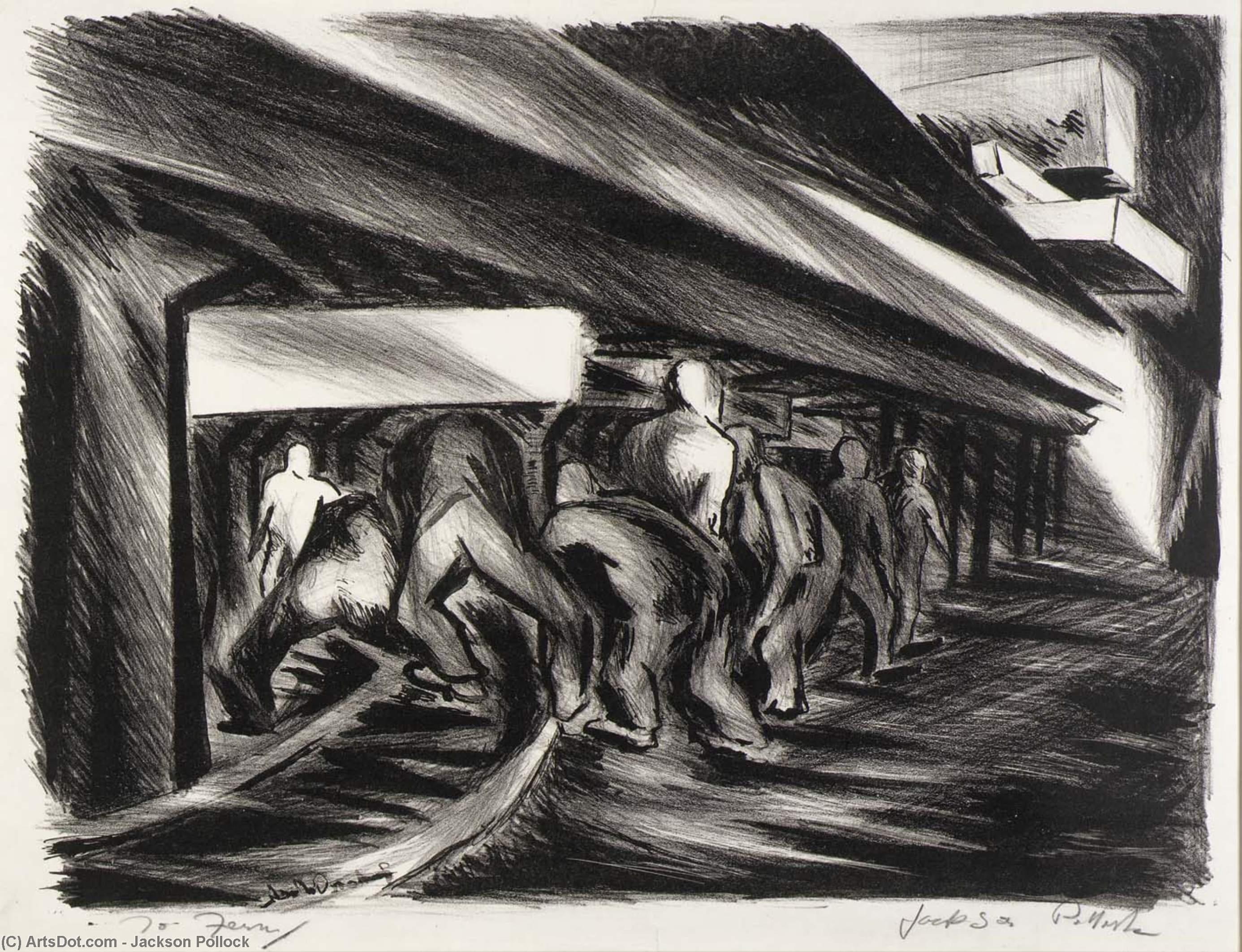 Les Mineurs — Jackson Pollock