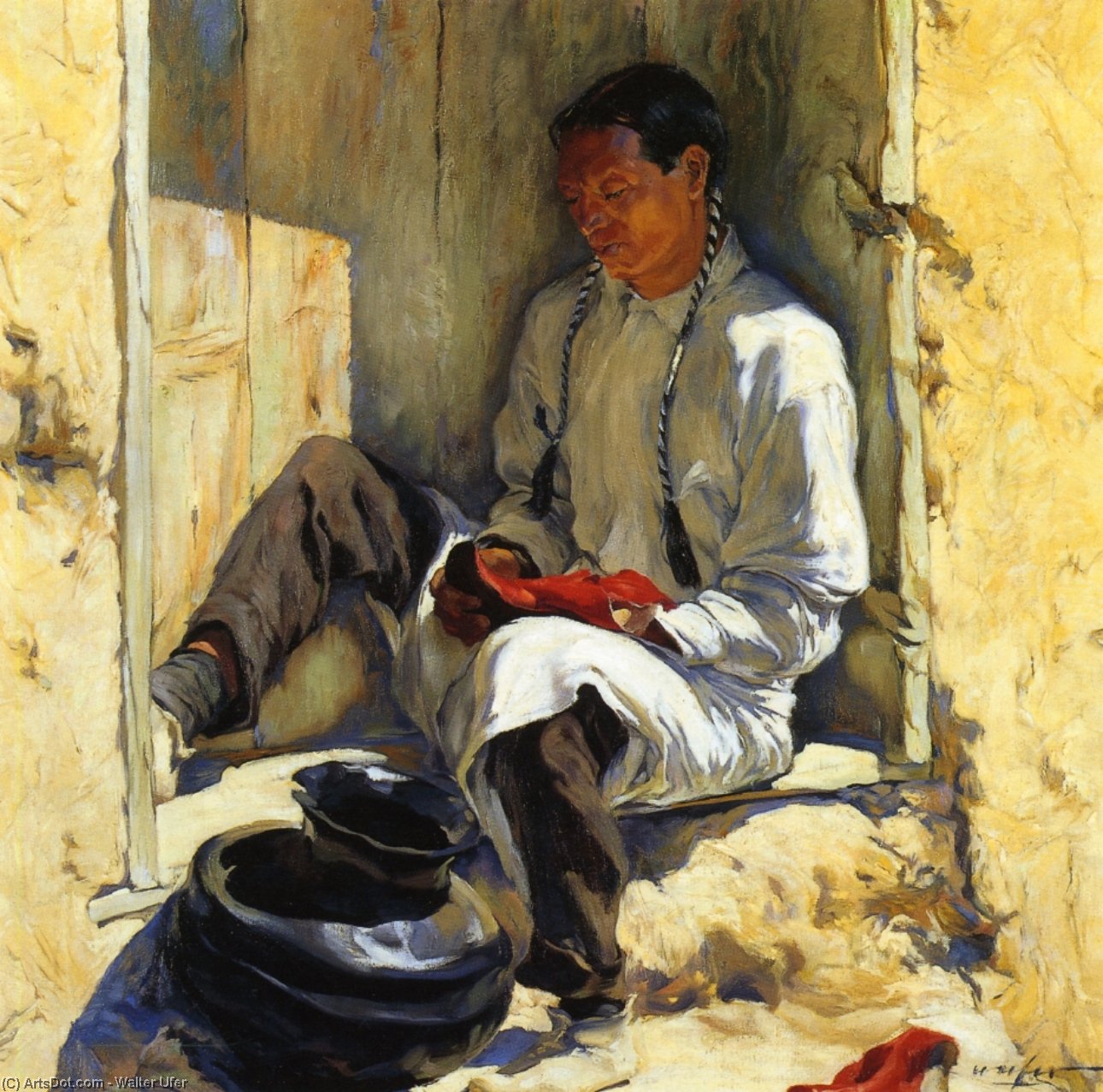 The Red Moccasins — Walter Ufer