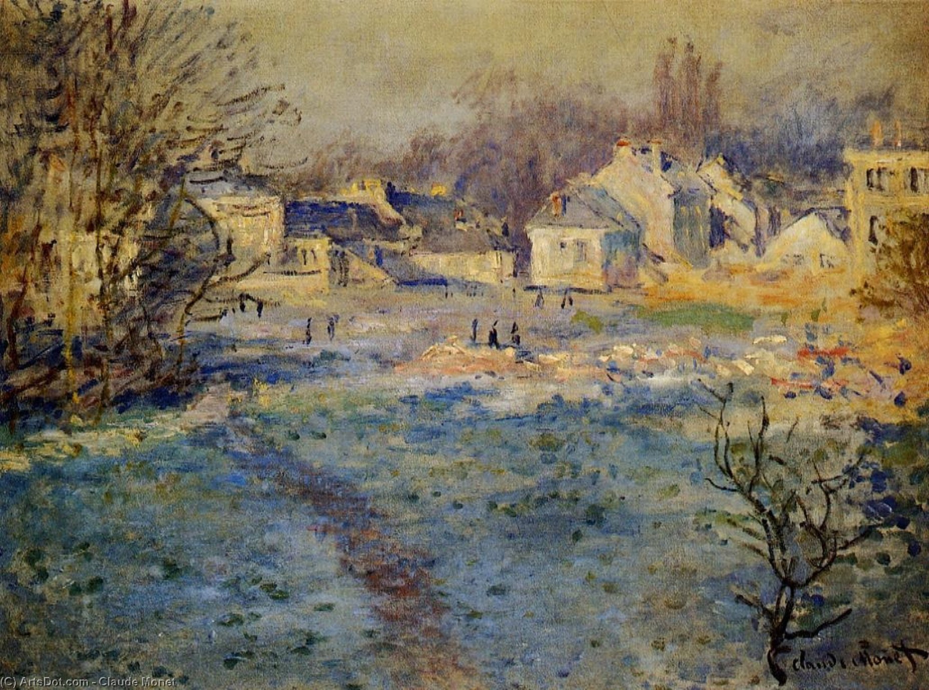 Weiße Frost — Claude Monet