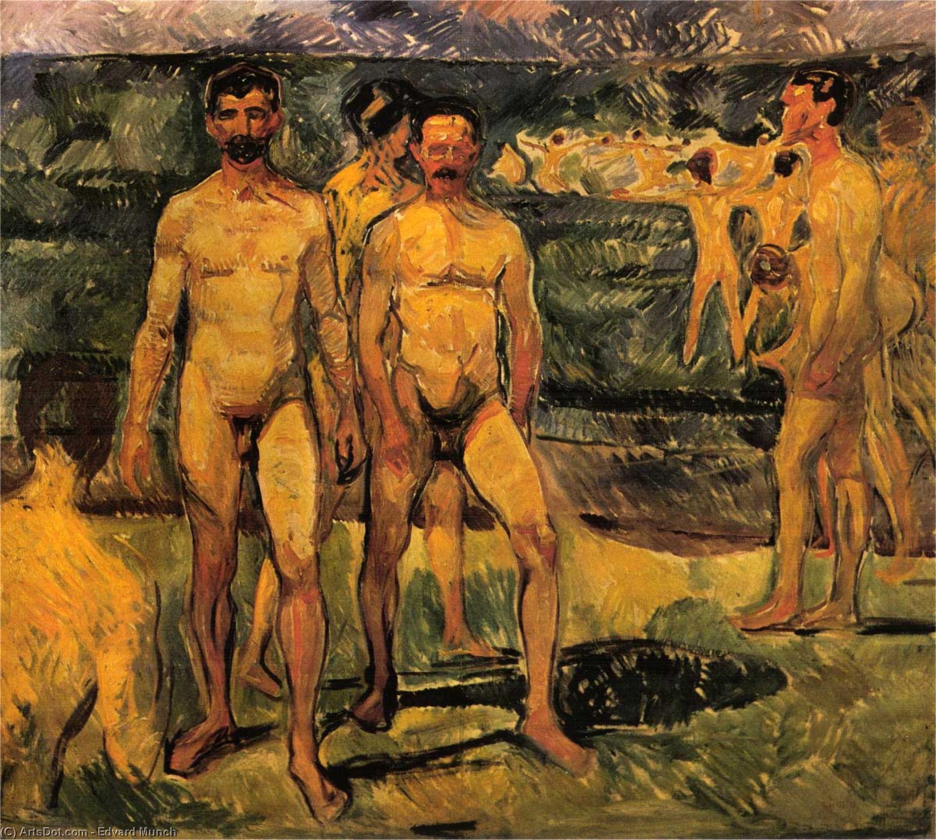 Men Bathing — Edvard Munch