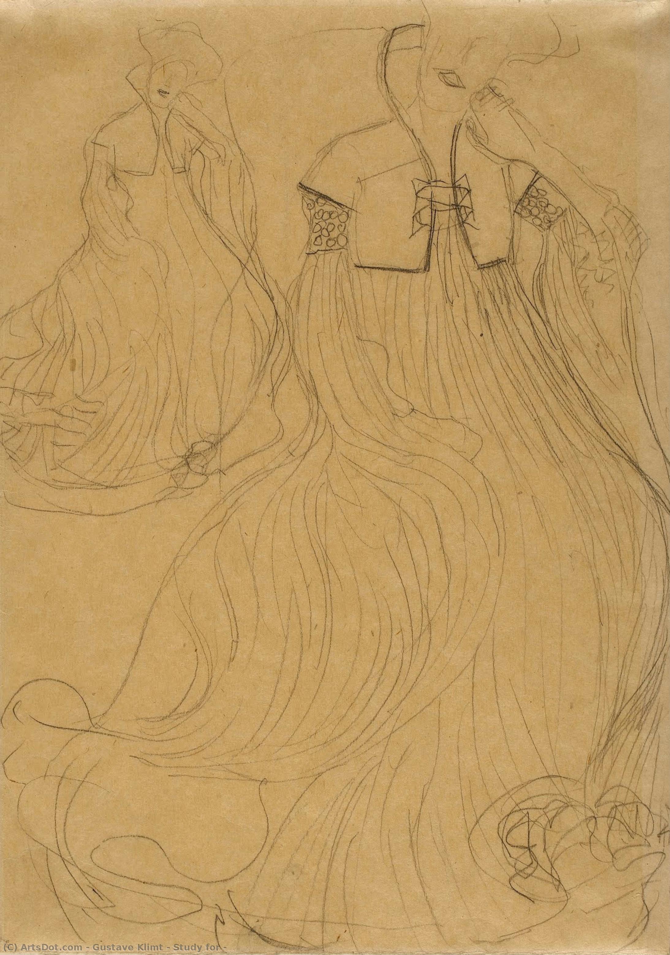Study For — Gustav Klimt
