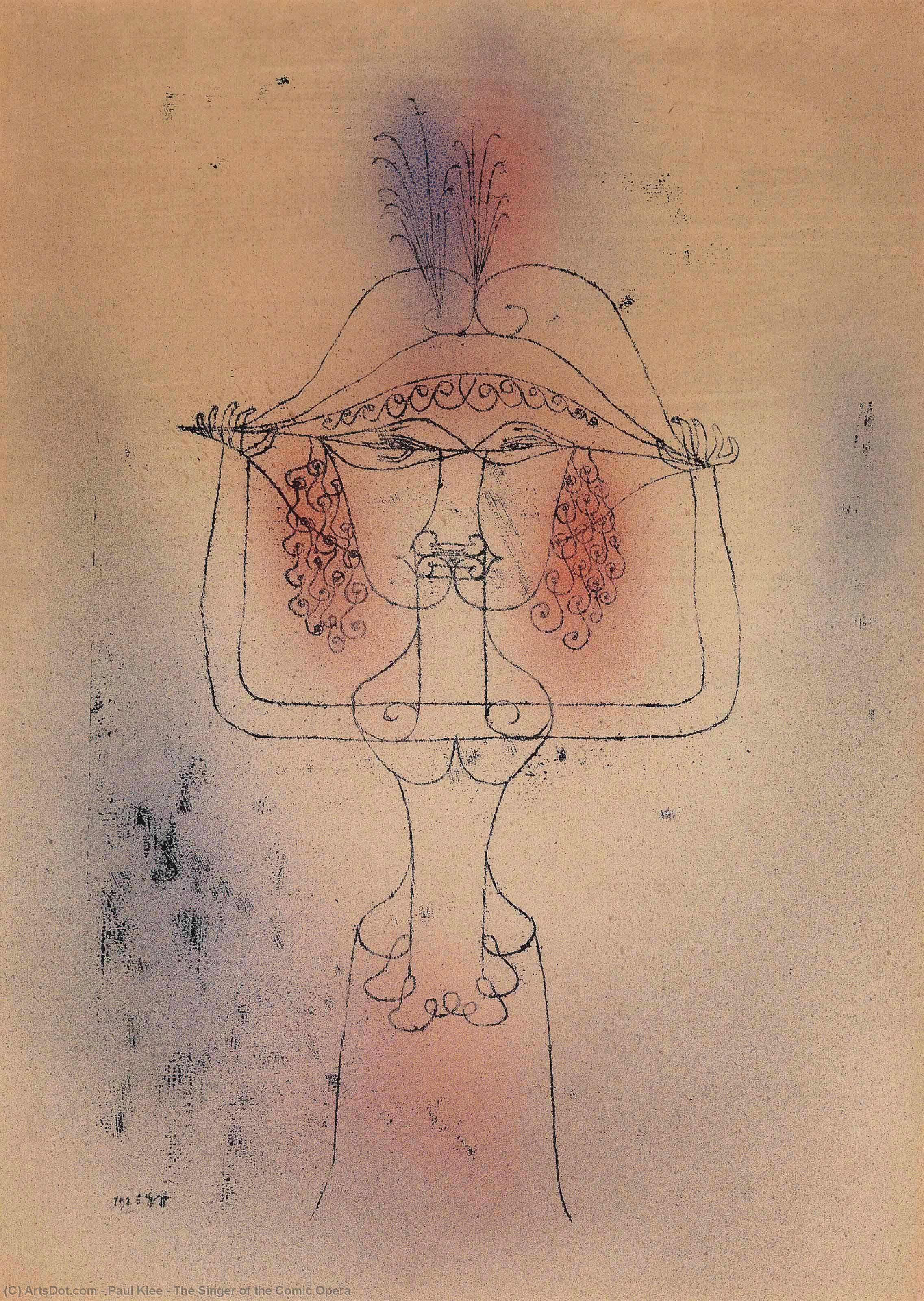 Il Canto Dell'opera Comica — Paul Klee