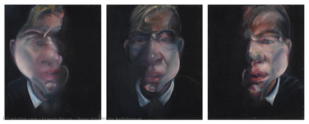 Three Studies For Self-portrait — Francis Bacon