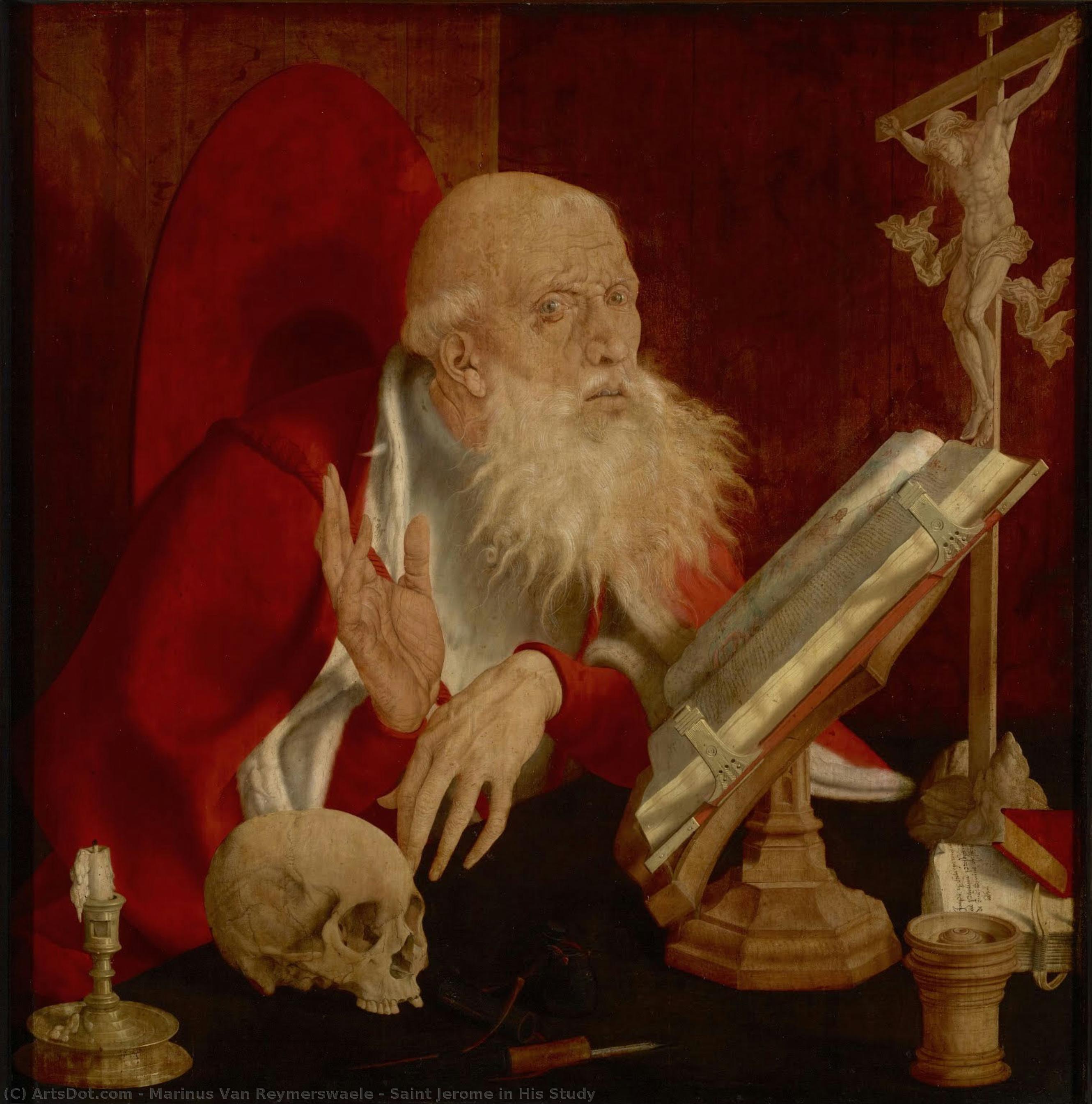 Saint Jerome In His Study — Marinus Van Reymerswaele