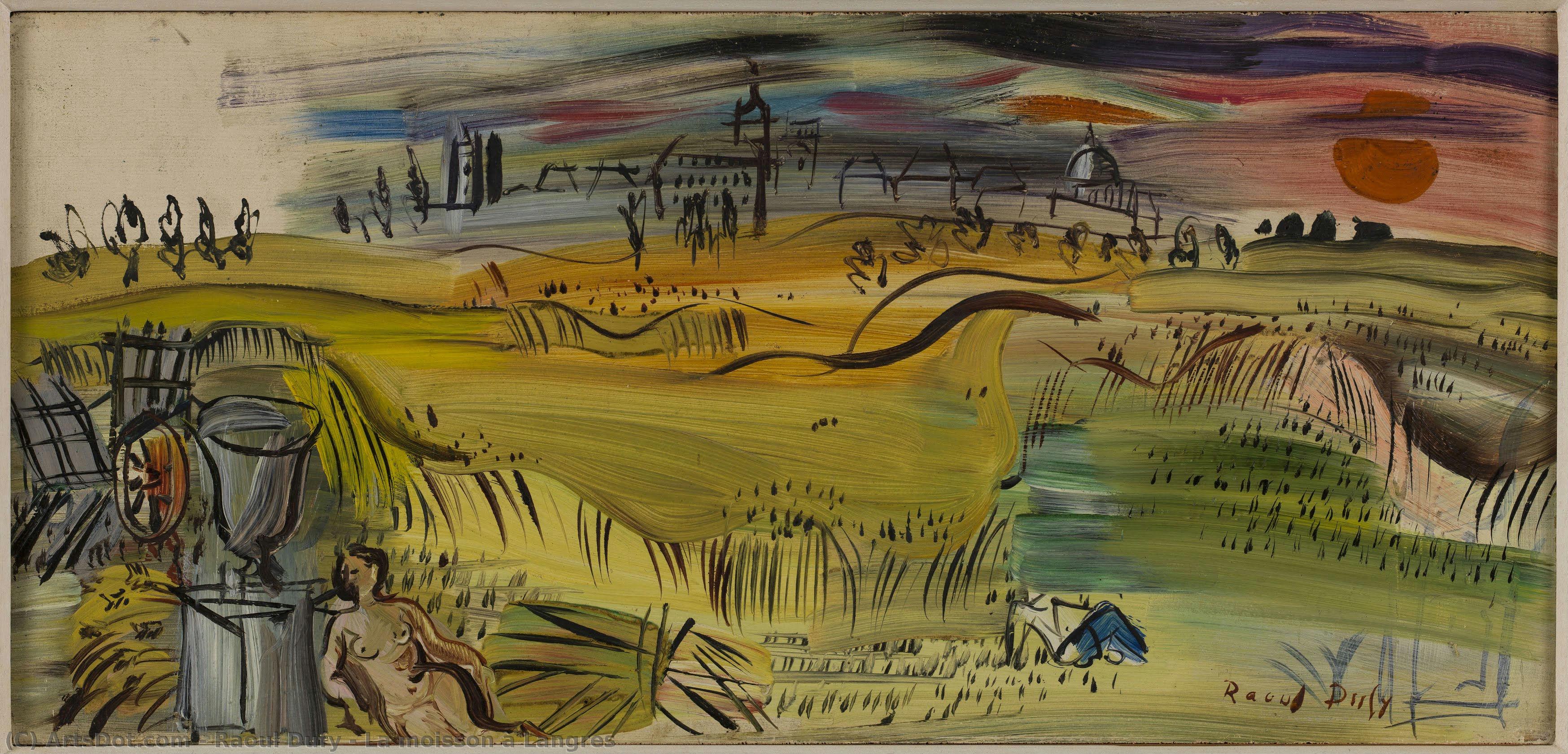 La Moisson À Langres — Raoul Dufy