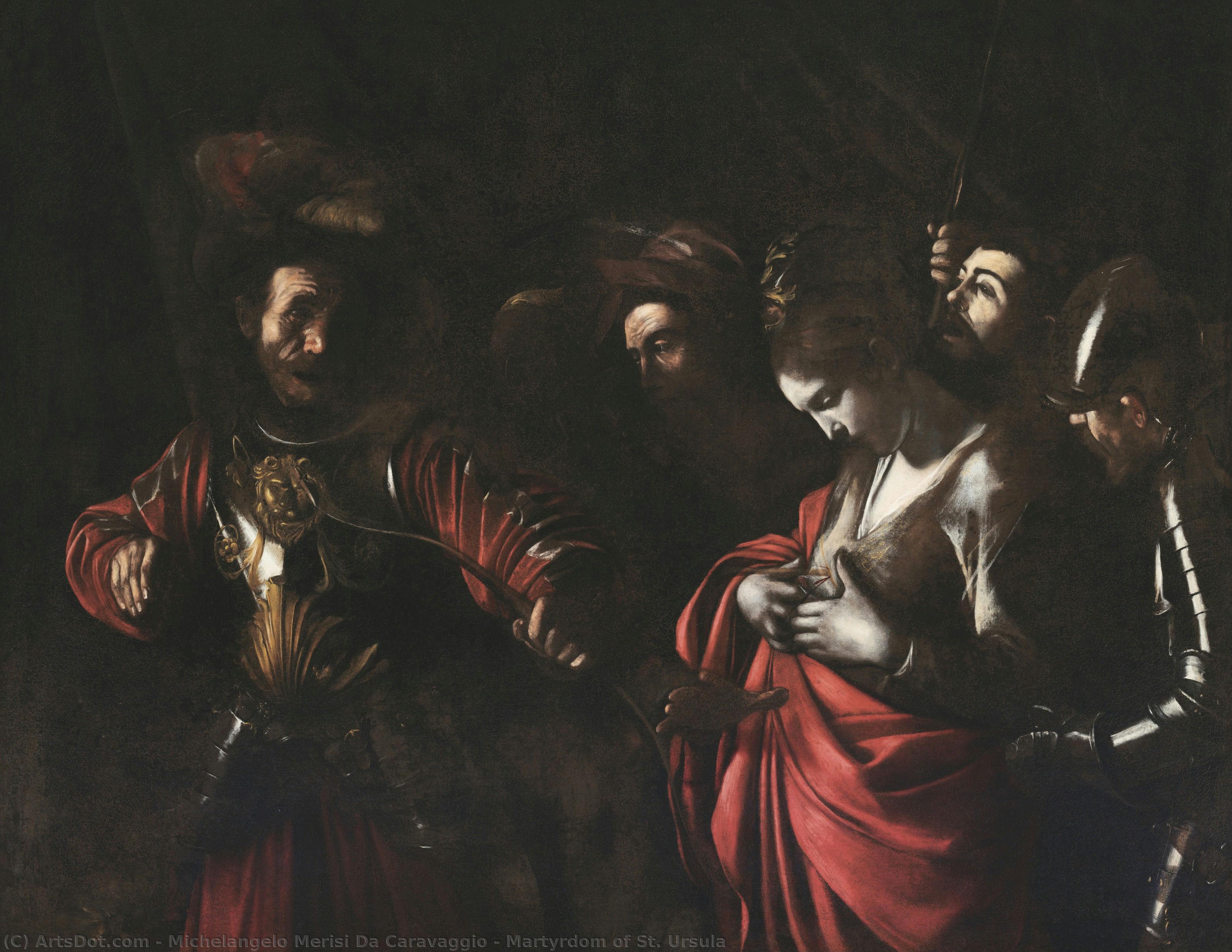 Martyrdom Of St. Ursula — Caravaggio