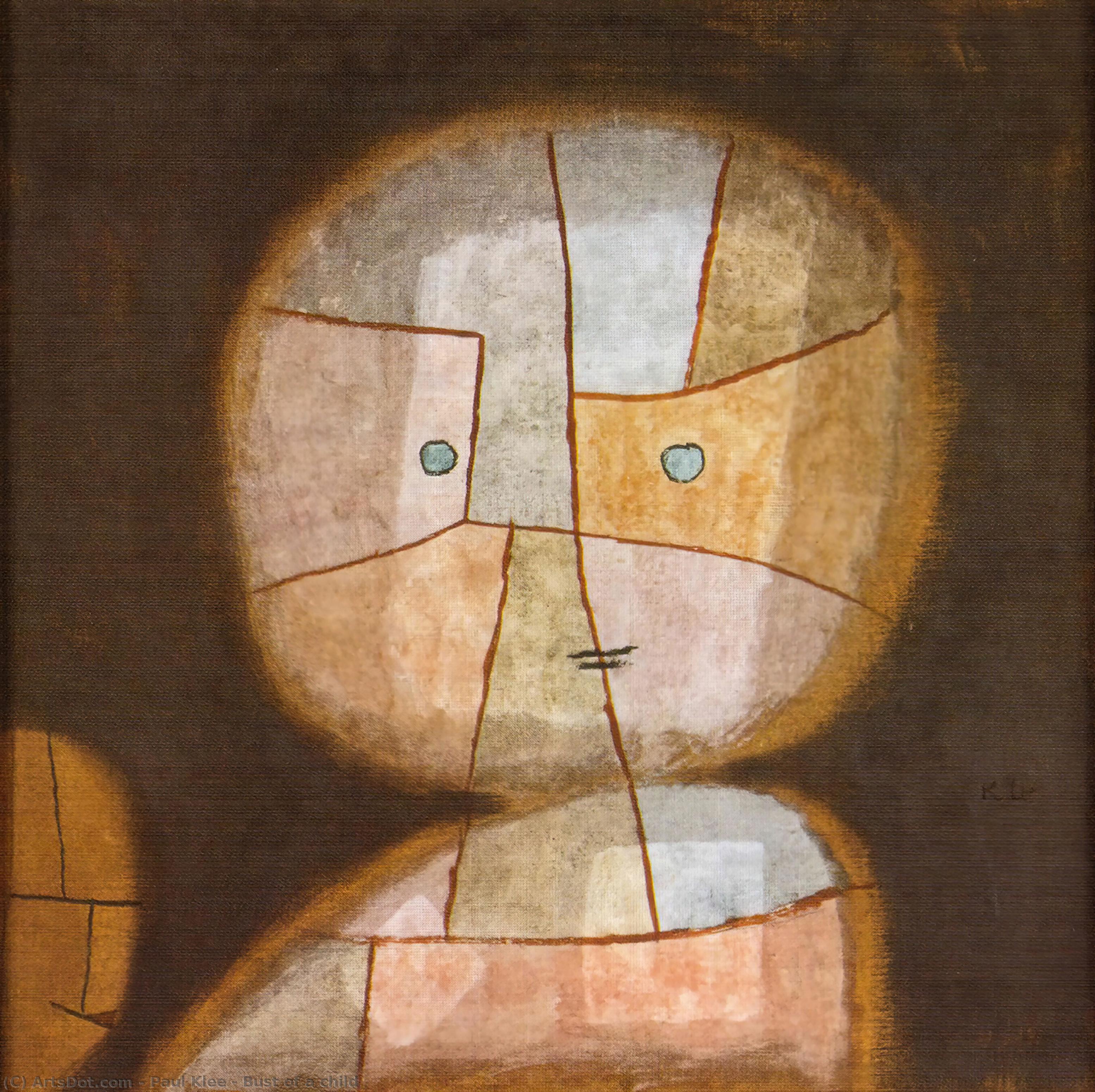 Buste Eines Kindes — Paul Klee