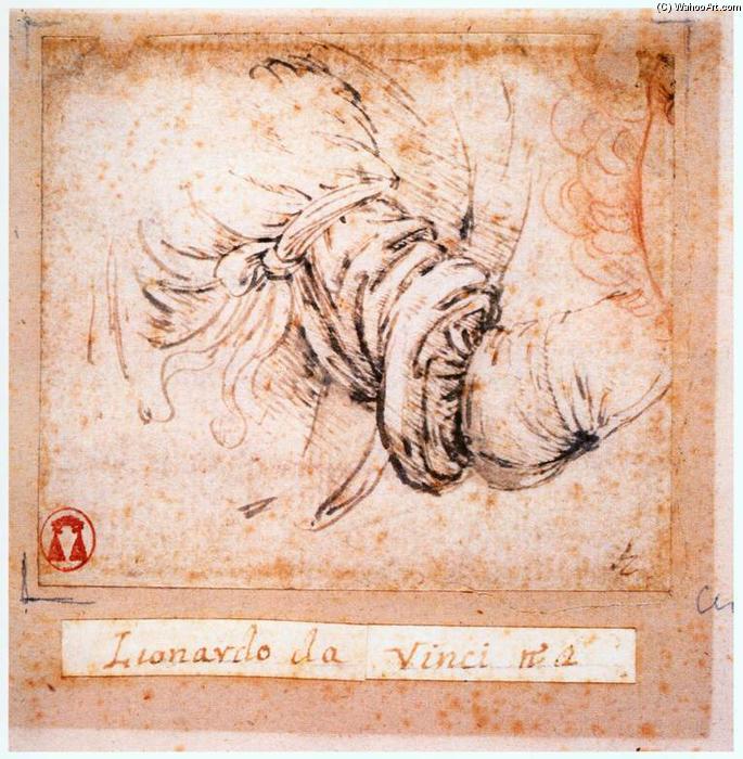 Ærmestudie Til Bebudelsen — Leonardo Da Vinci