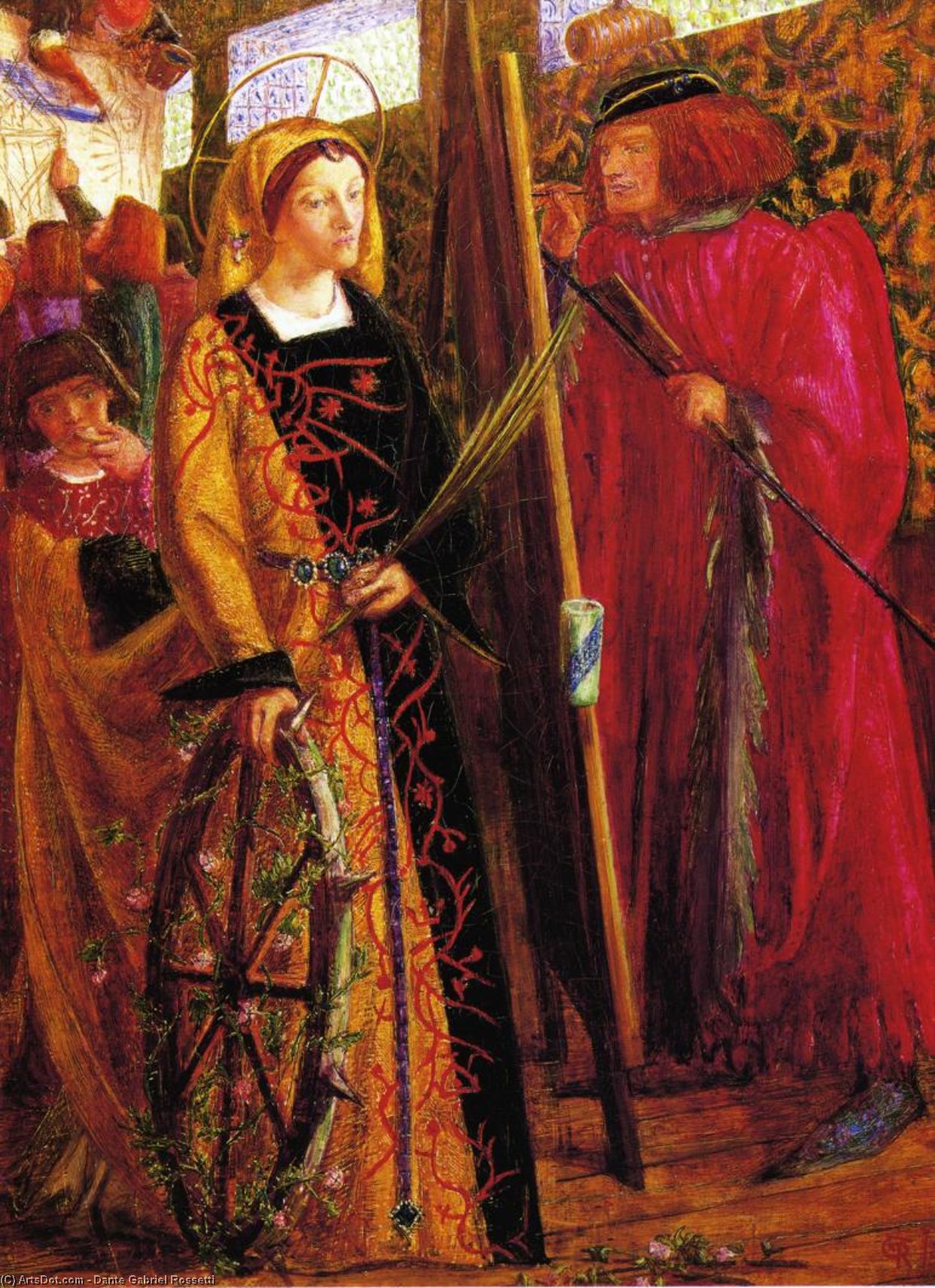 Sankt Catharina — Dante Gabriel Rossetti
