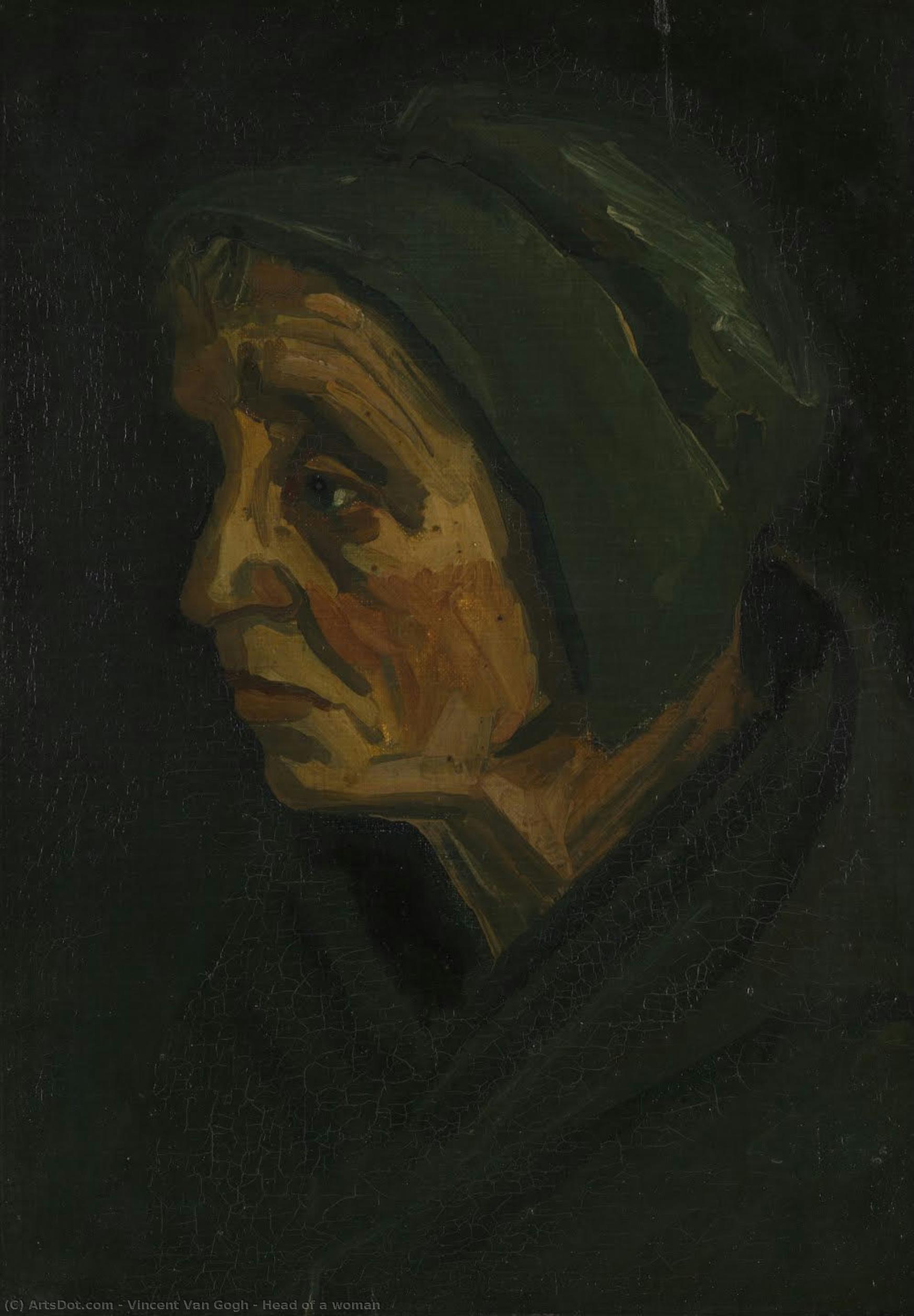 Kopf Einer Frau — Vincent Willem Van Gogh