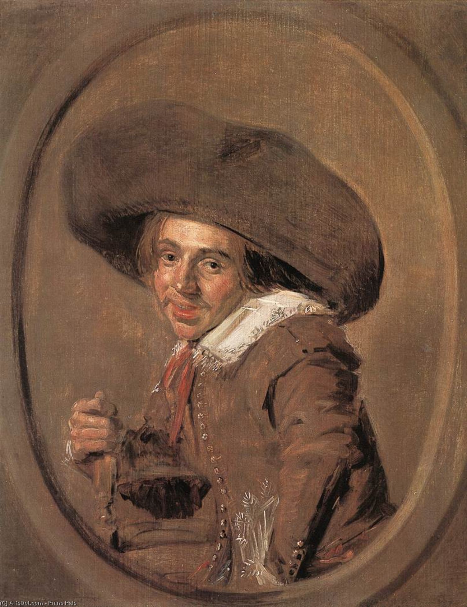 A Young Man In A Large Hat — Frans Hals I