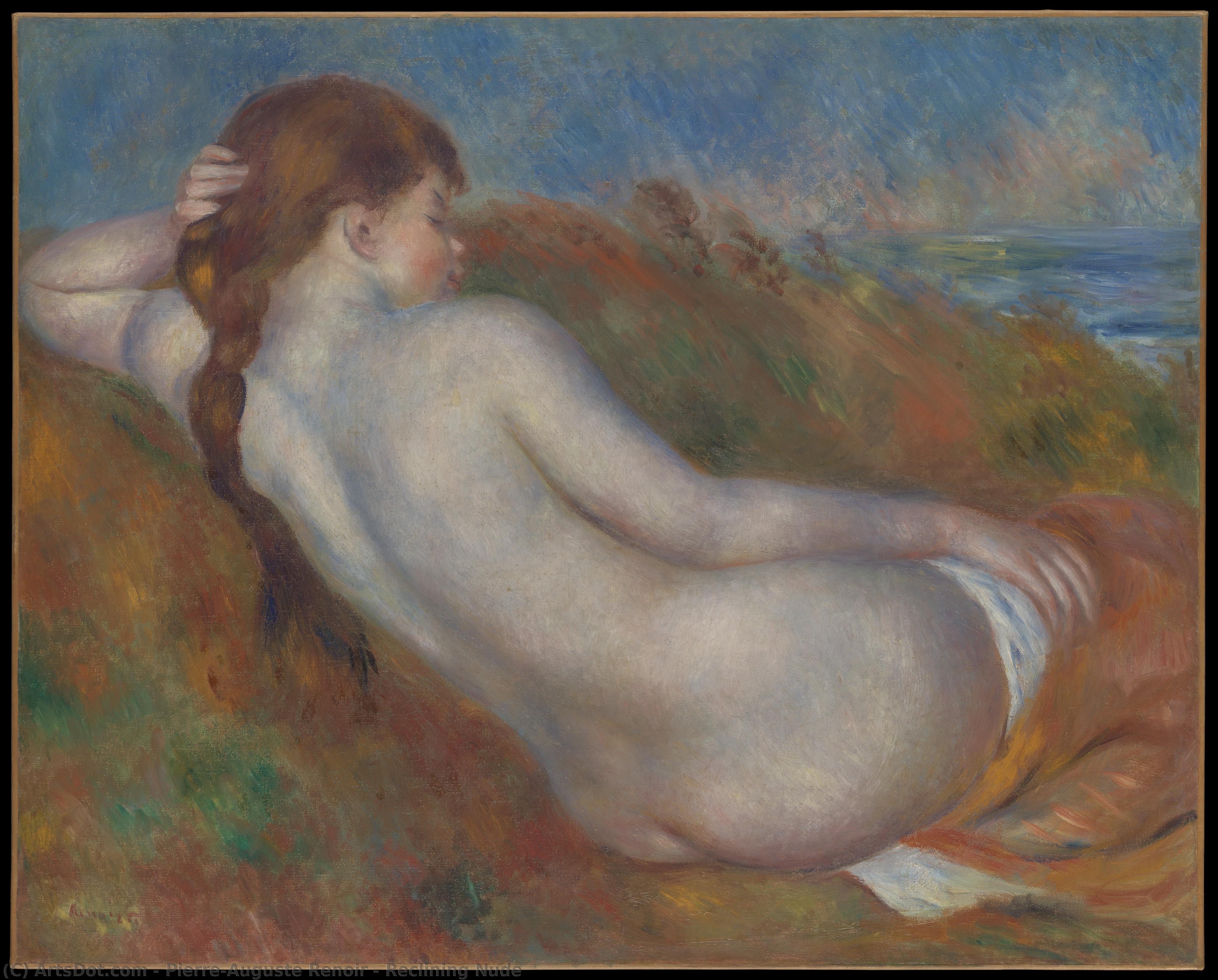 Reclining Nude — 르누아르
