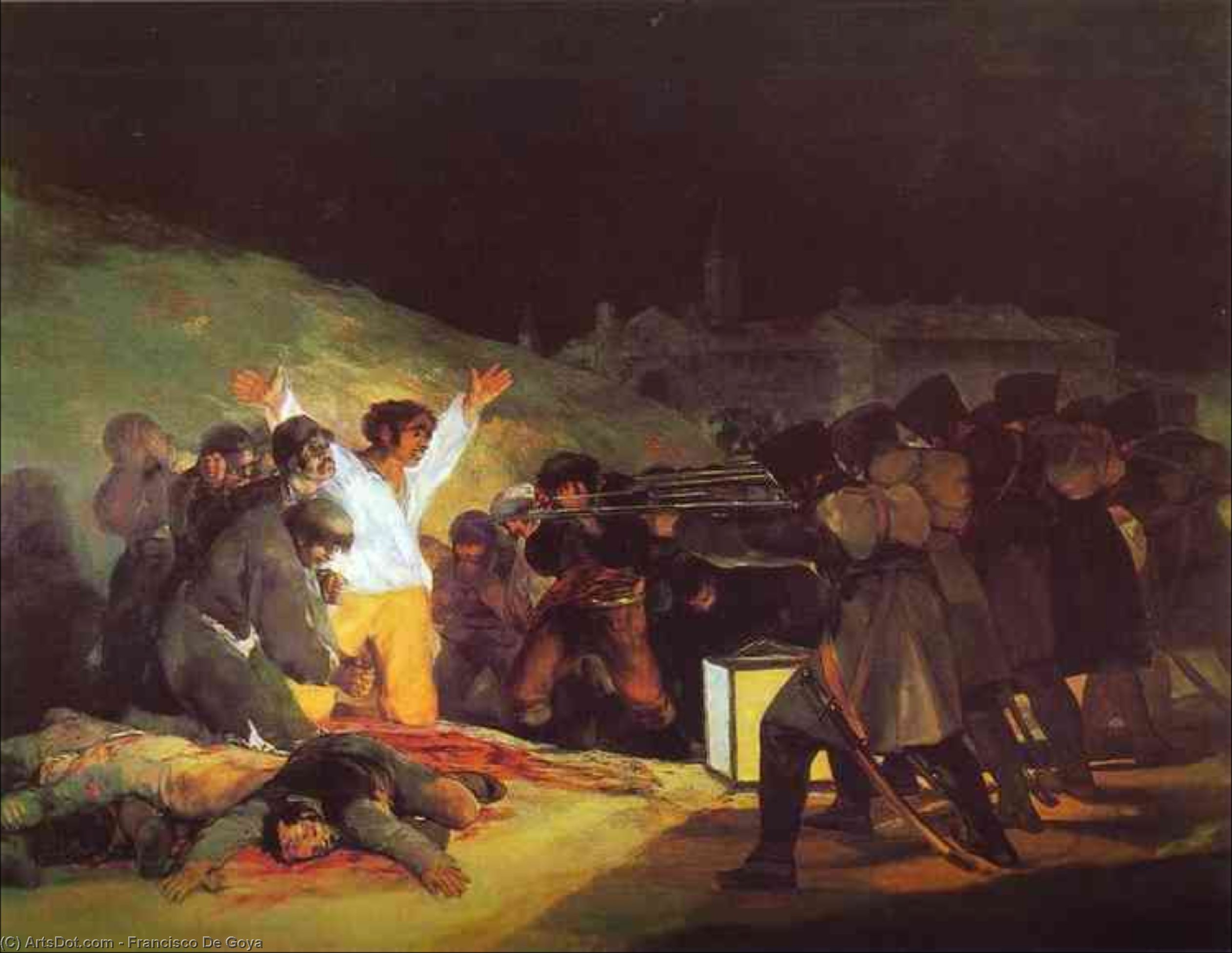 The Third Of May, 1808 The Execution Of The Defenders Of Madrid — Francisco José De Goya Y Lucientes