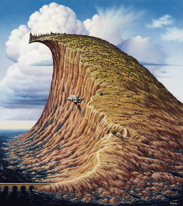 Tsunami — Jacek Yerka
