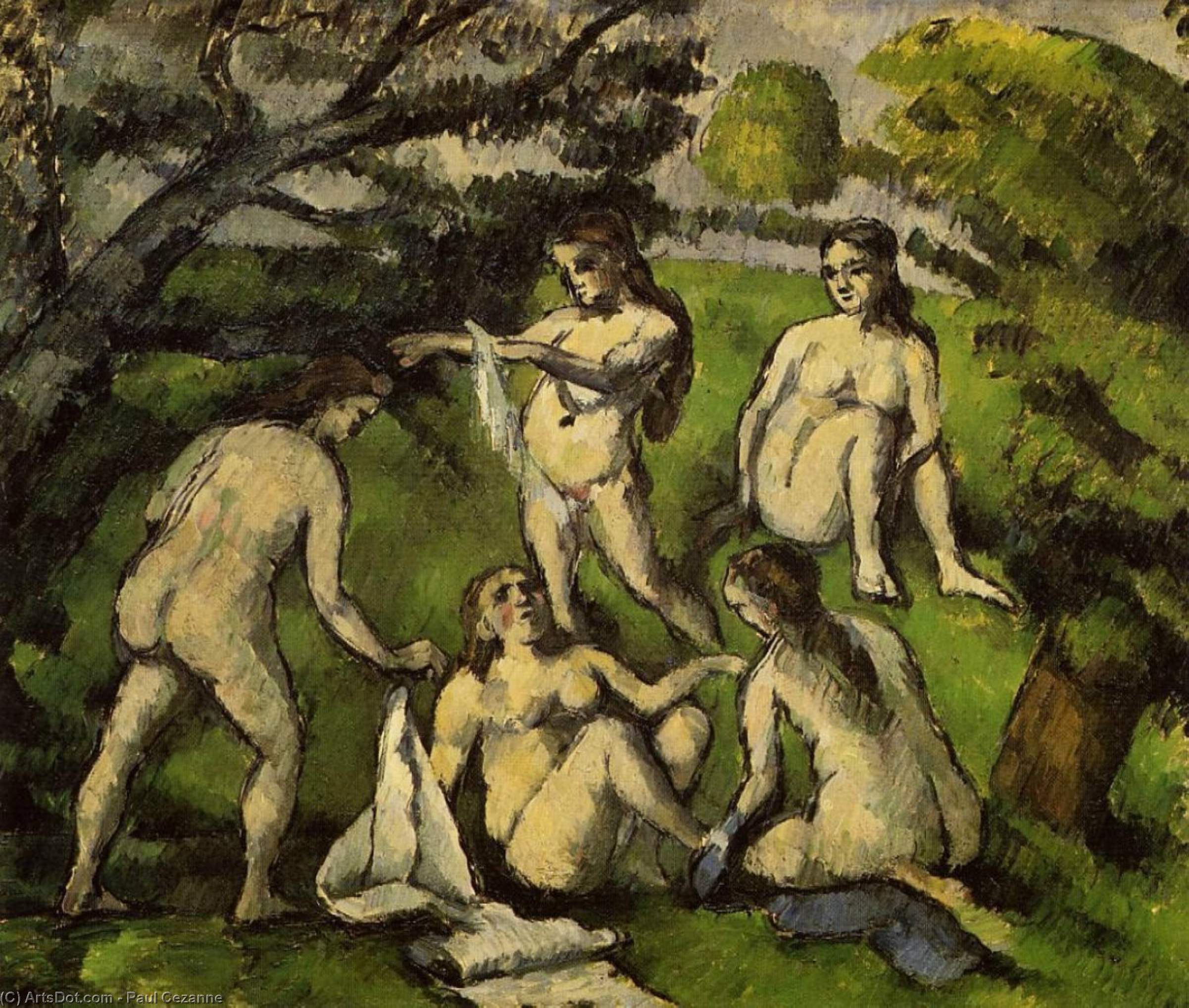 Cinque Baigneuses — Paul Cézanne