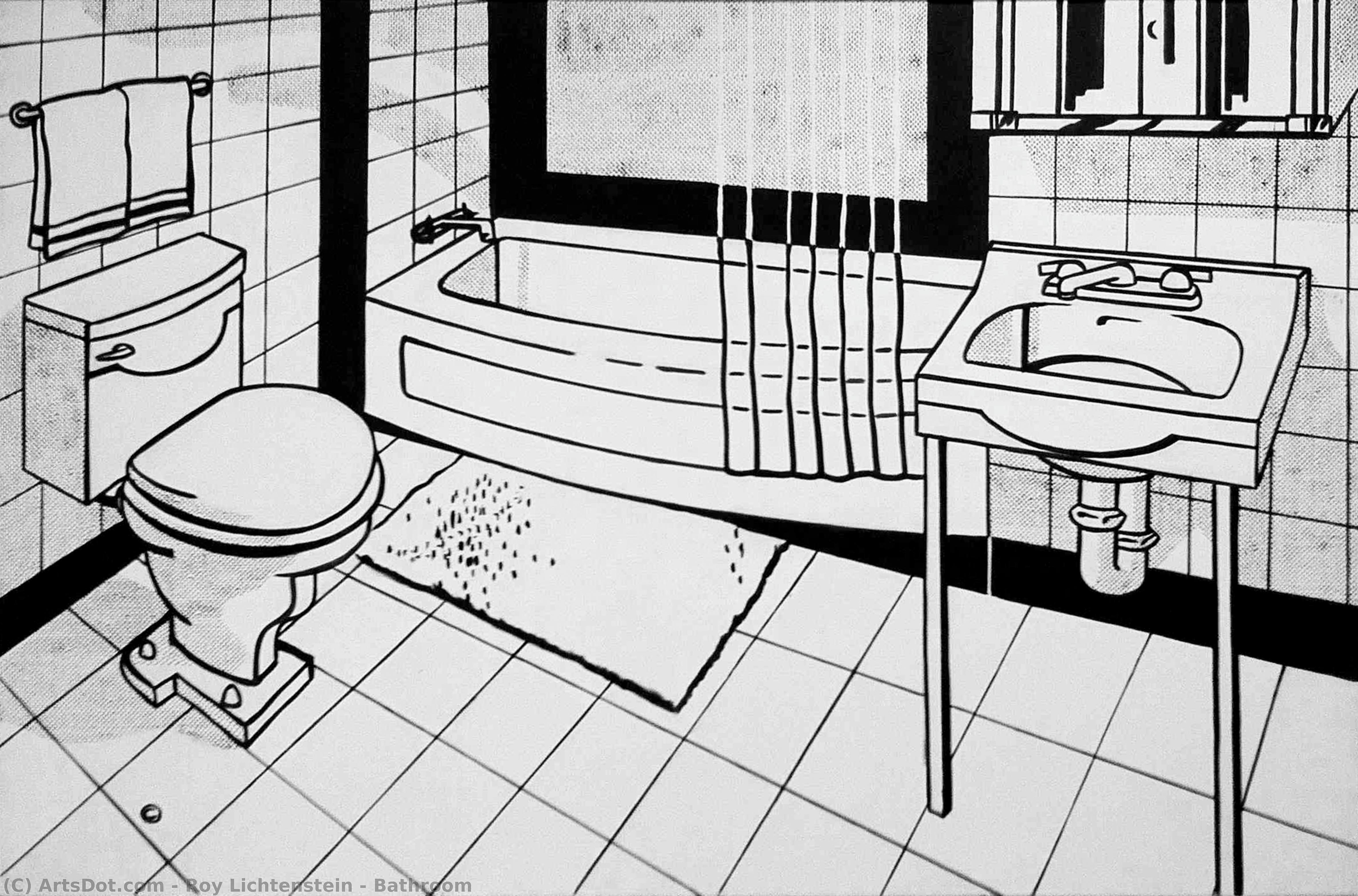 Bathroom — Roy Lichtenstein