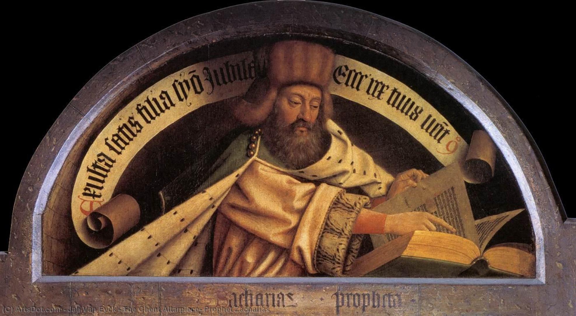 Der Prophet Zacharias Aus Dem Großen Werk Von Gent — Jan Van Eyck