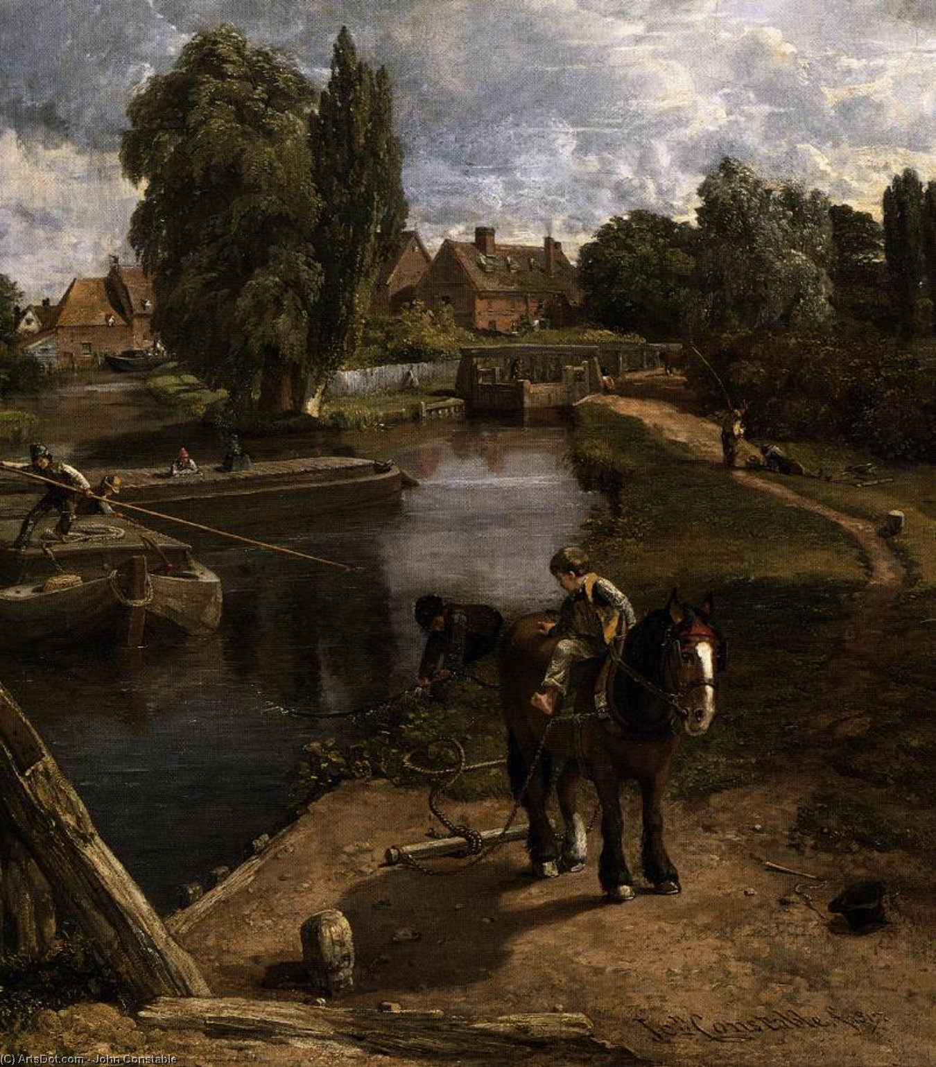 Le Moulin Flatford — John Constable