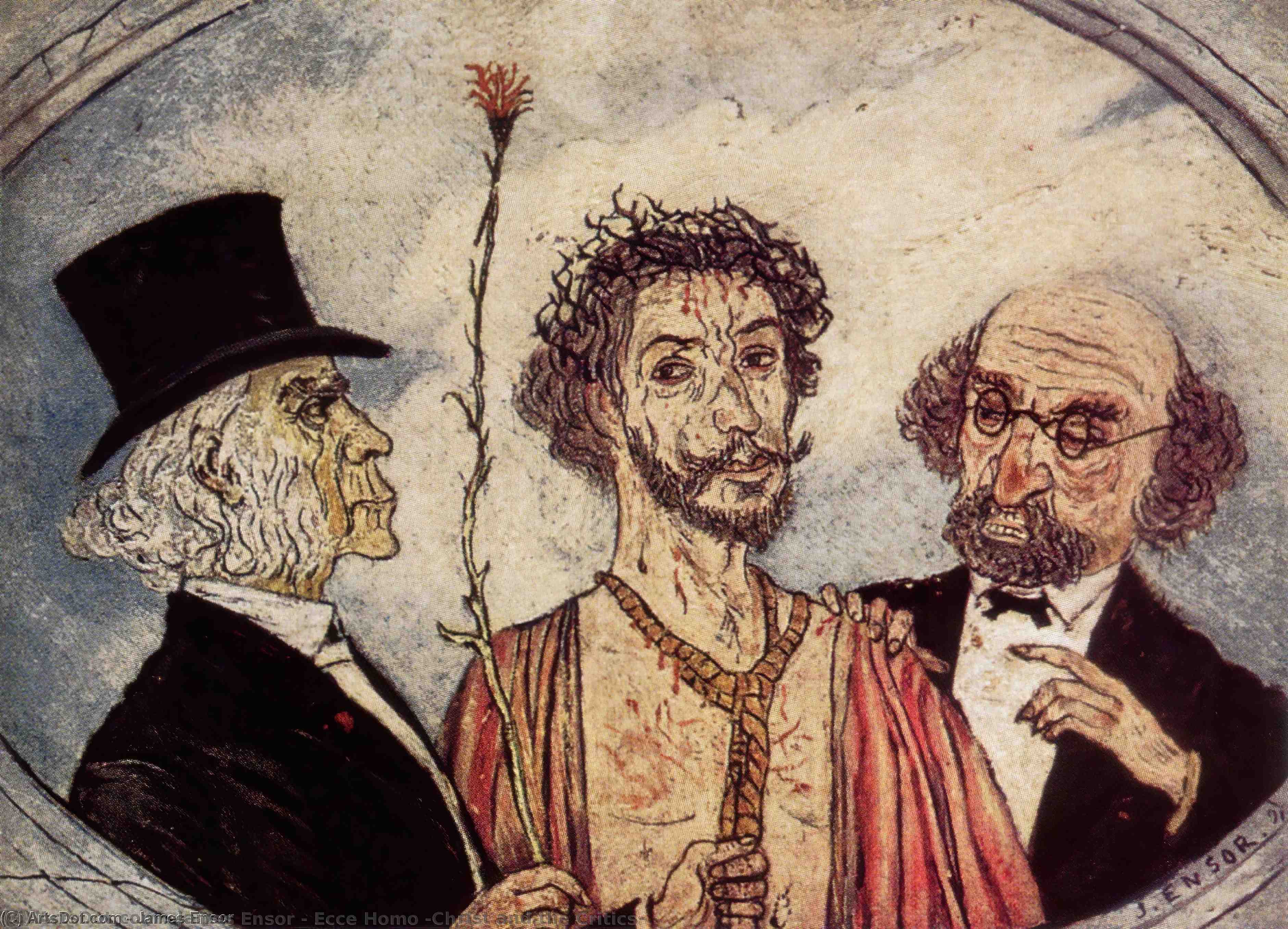 Ecce Homo (christ Et Les Critiques) — James Ensor