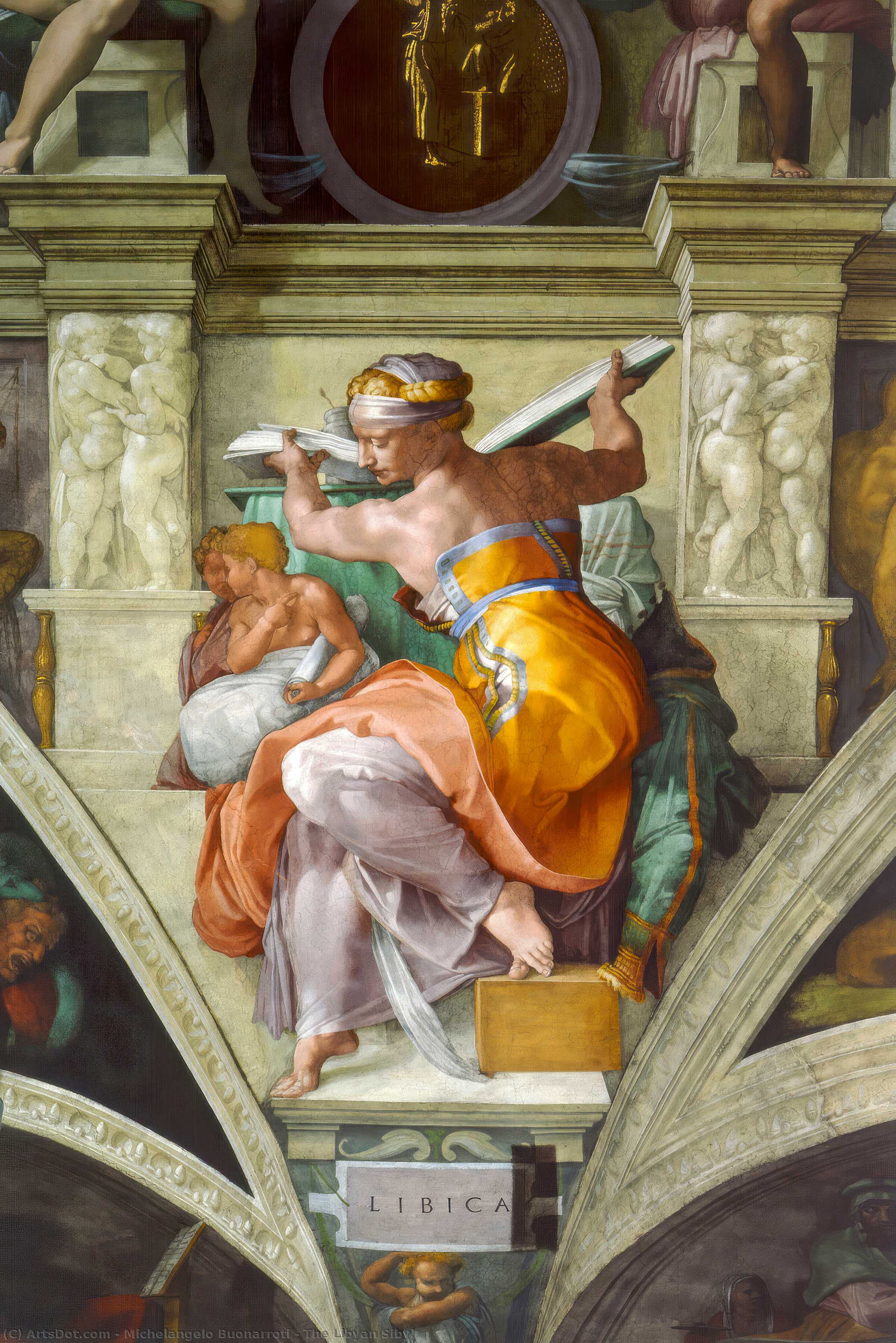 La Sibila Libica — Michelangelo Buonarroti
