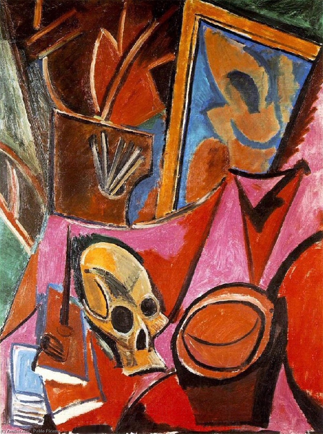Komposition Mit Schädel — Pablo Picasso