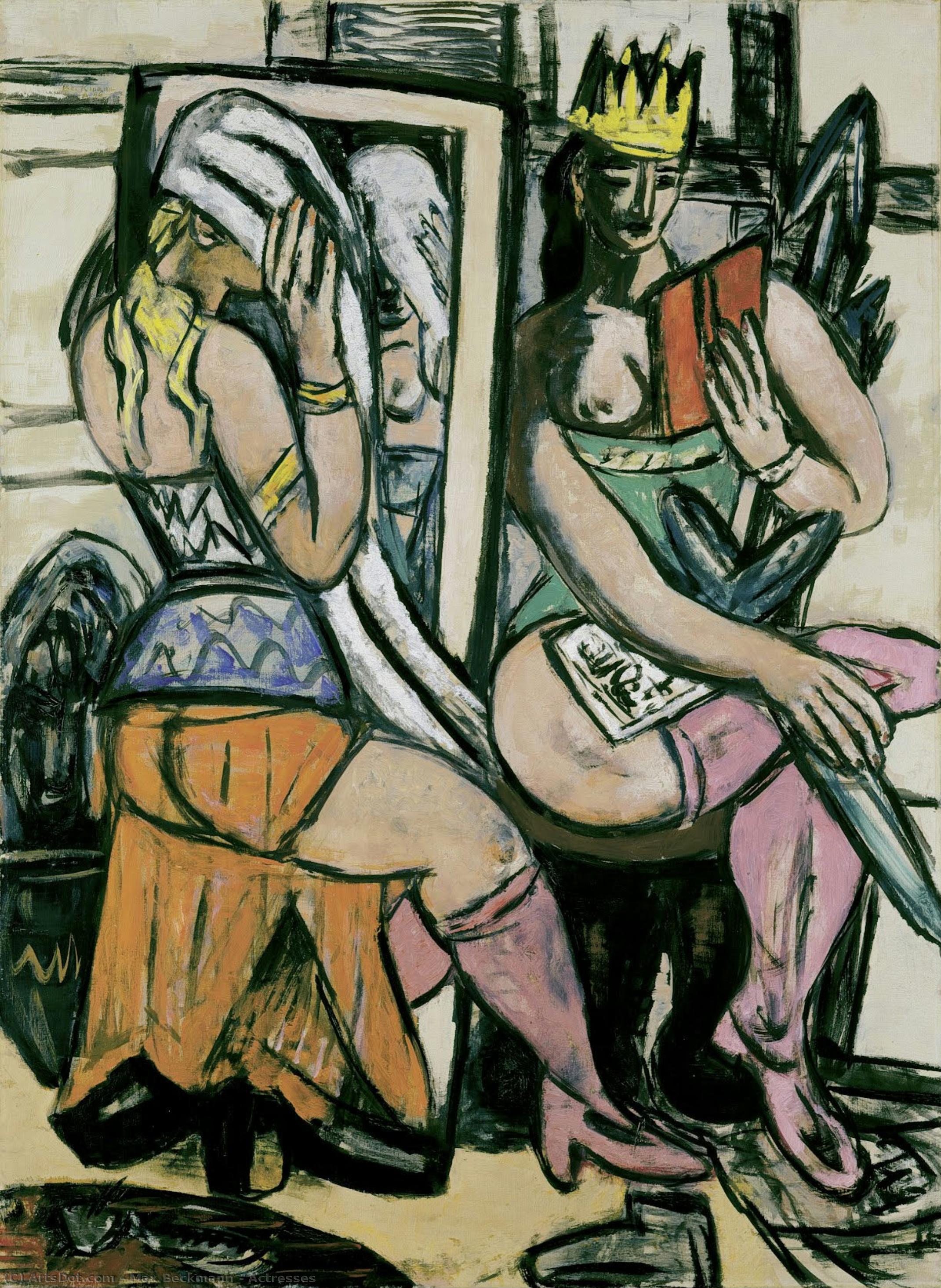 Actrices — Max Beckmann