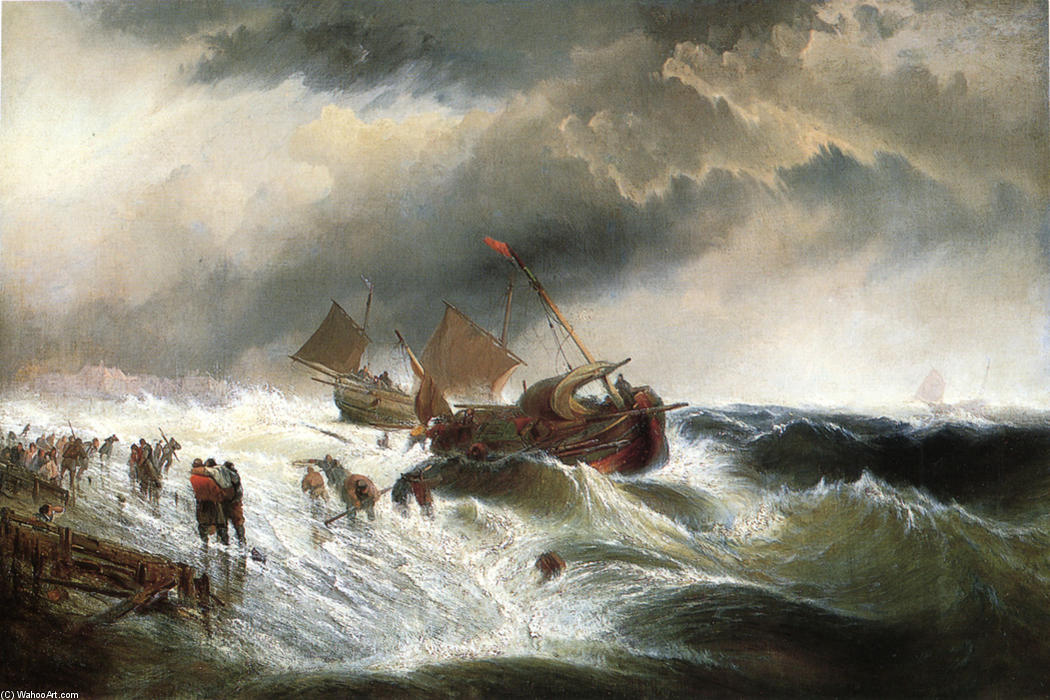 Shipwreck — Edward Moran