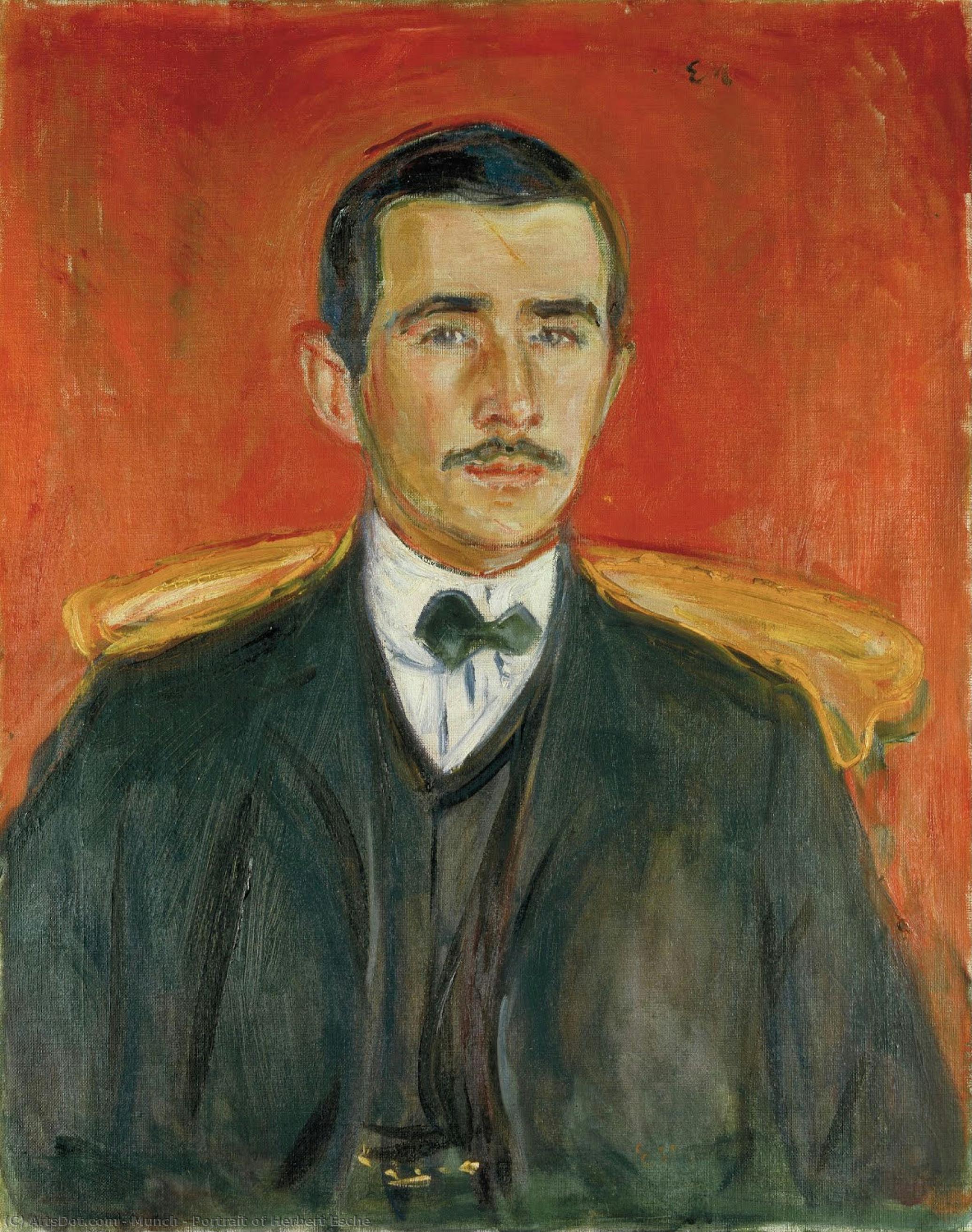 Portrait De Herbert Esche — Edvard Munch