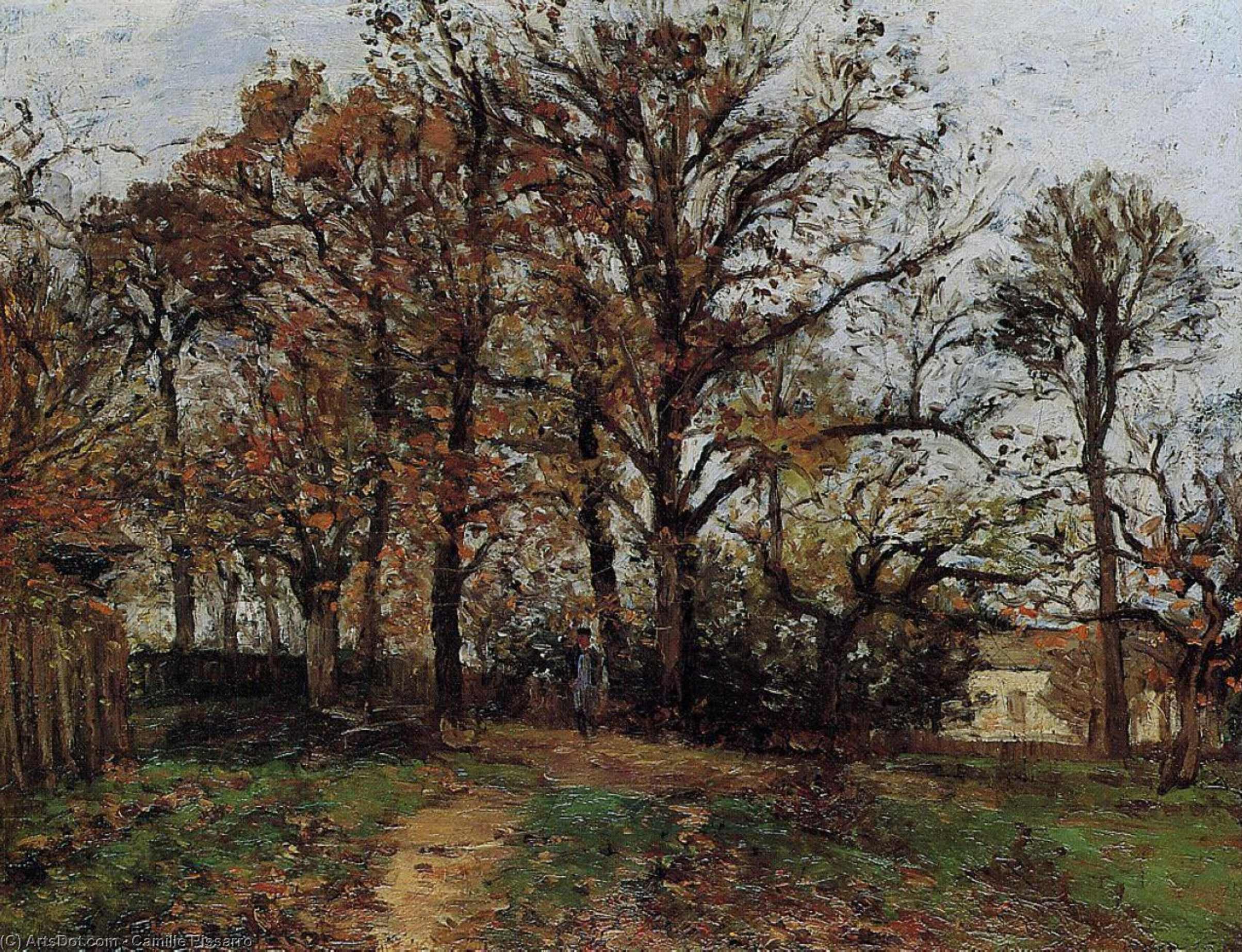 Ormanda Bir Tepelik — Camille Pissarro