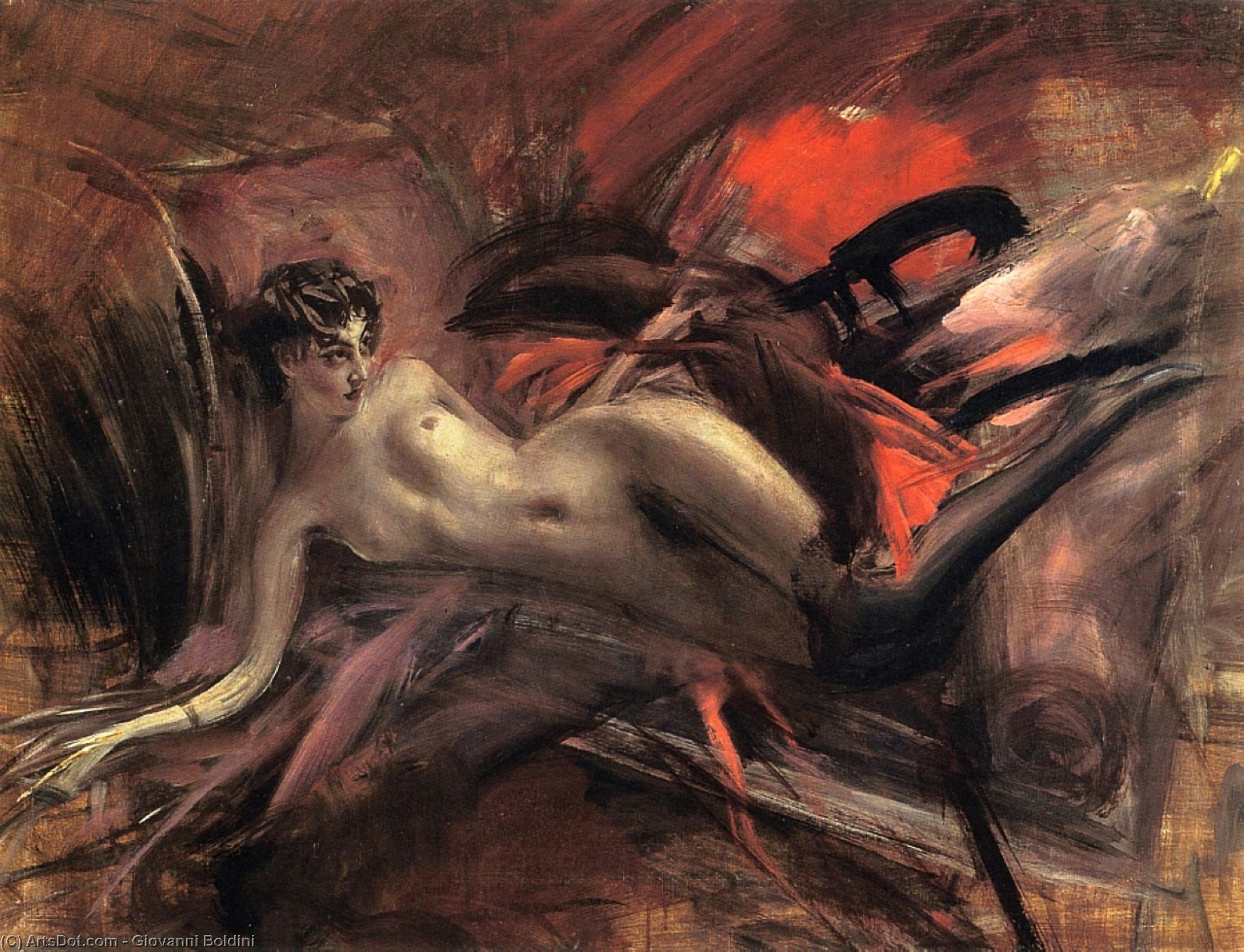 Reclining Nude — Ђовани Болдини