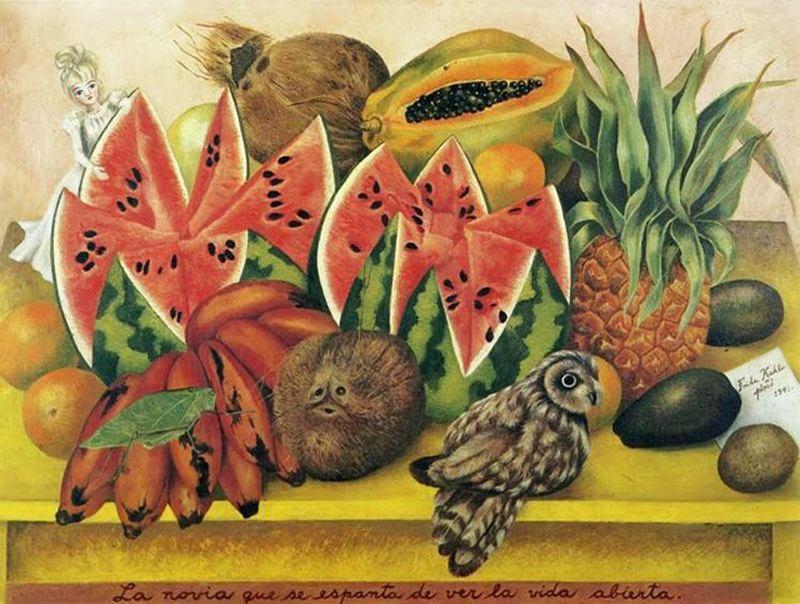 The Bride Frightened At Seeing Life Opened — Frida Kahlo