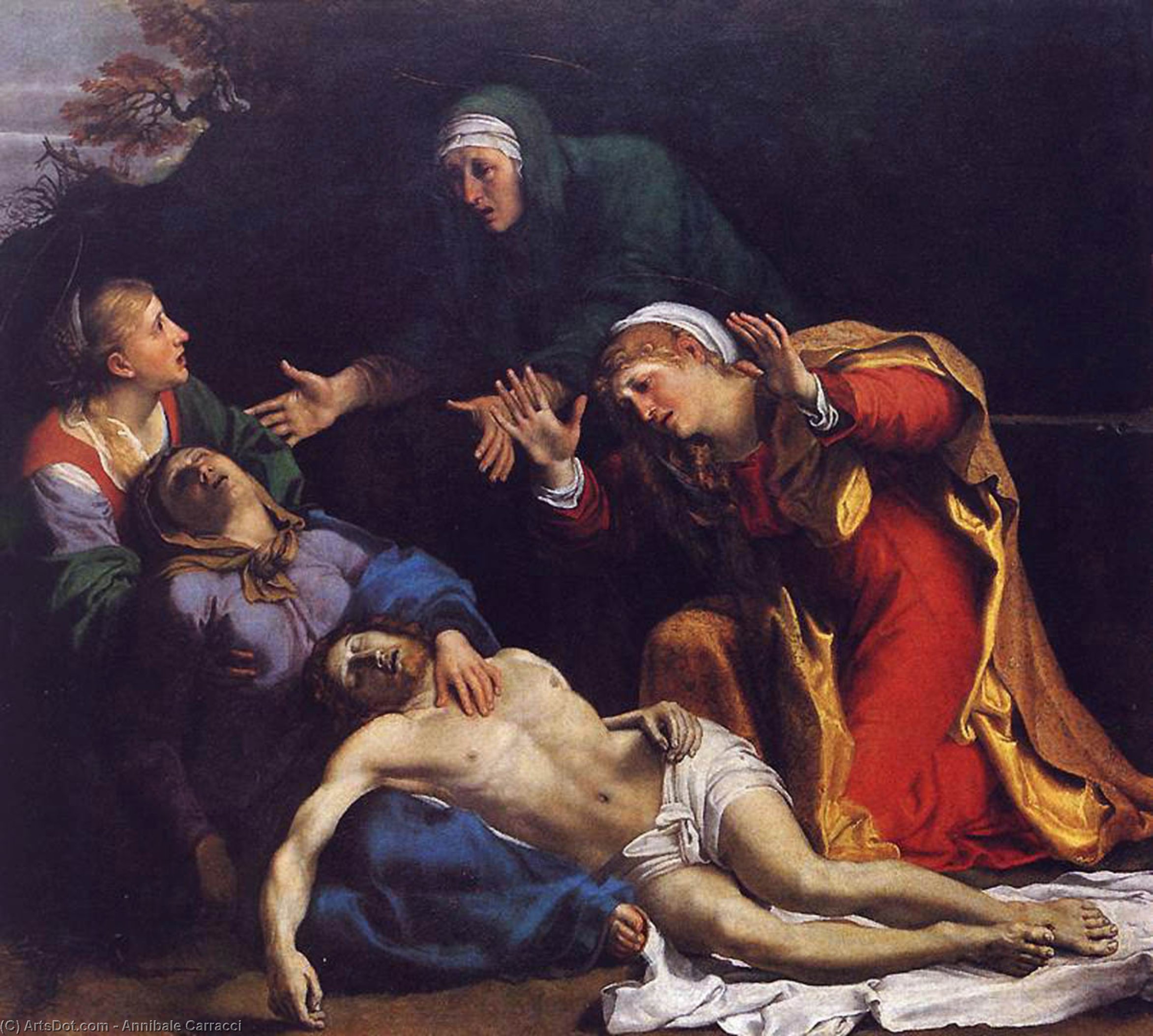 La Lamentation Du Christ — Annibale Carracci