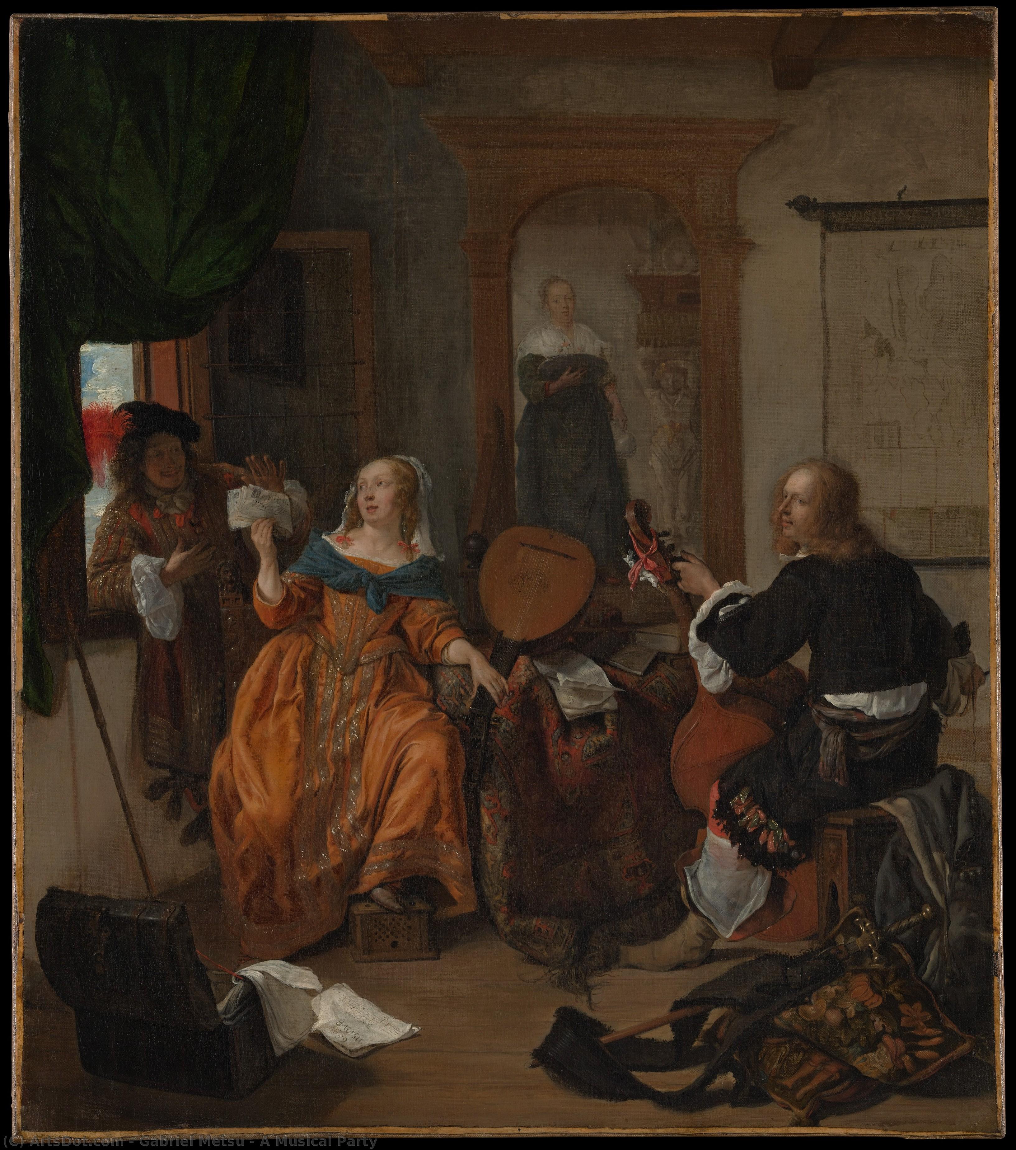 Ein Musikfest — Gabriel Metsu