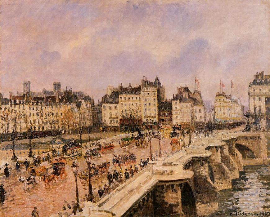 The Pont-neuf — Camille Pissarro