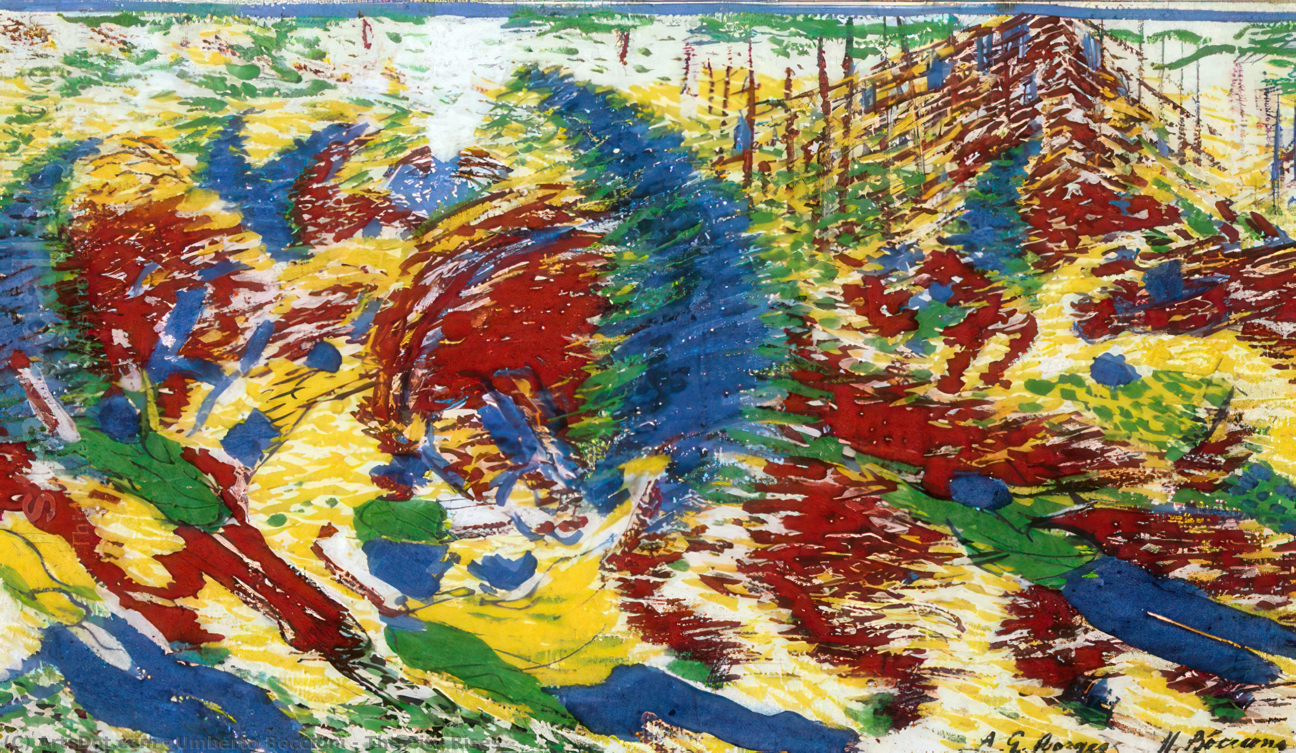 Staden Stiger — Umberto Boccioni