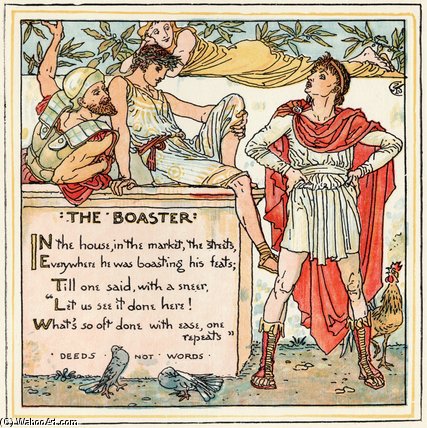 The Boaster — Walter Crane