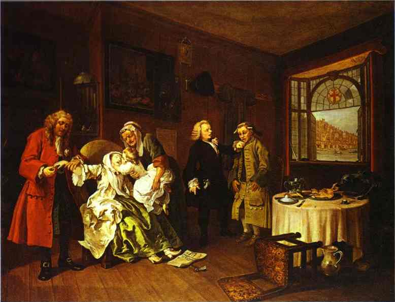 Dødsfall Til Kontesløse — William Hogarth