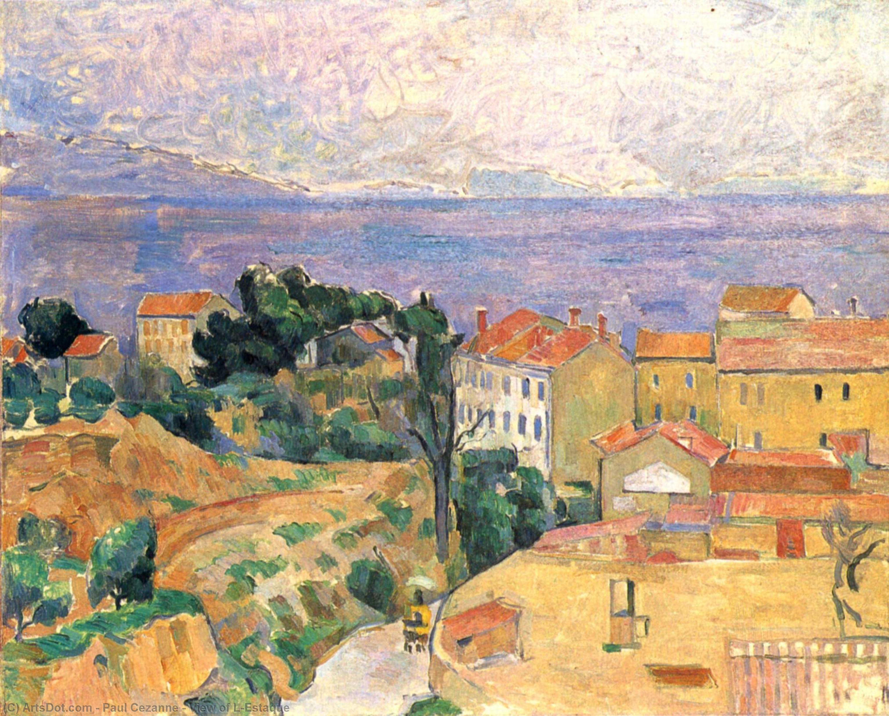 Pogled Na L'estaque — Paul Cézanne