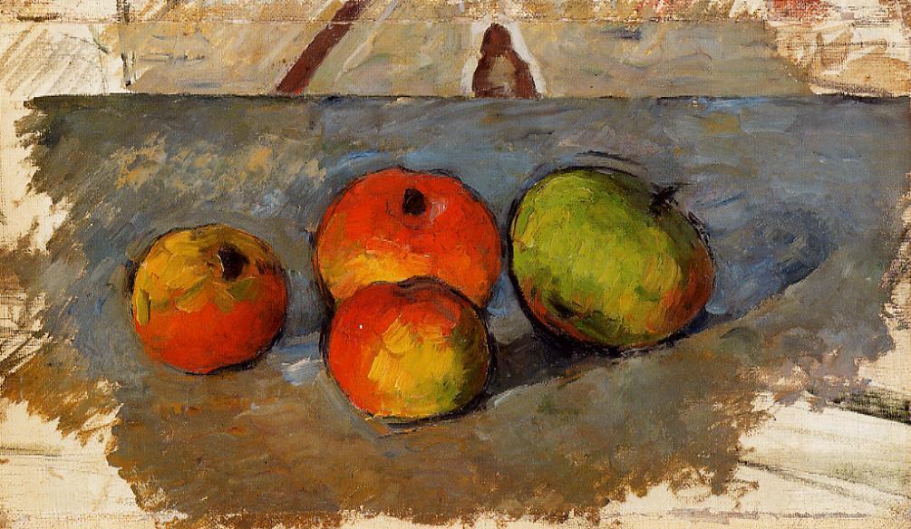 Vier Äpfel — Paul Cézanne