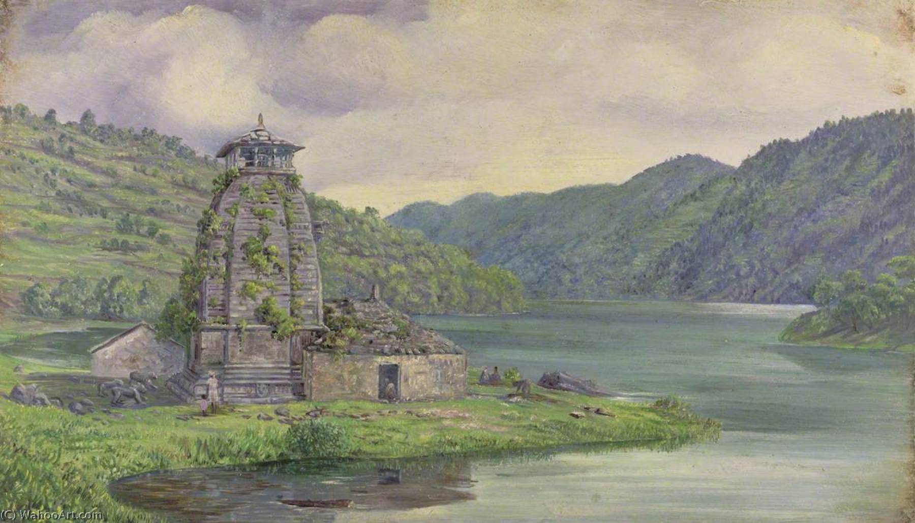 'bheemtal, Kumaon, India, July 30 1878' — Μαρία Νόρθ